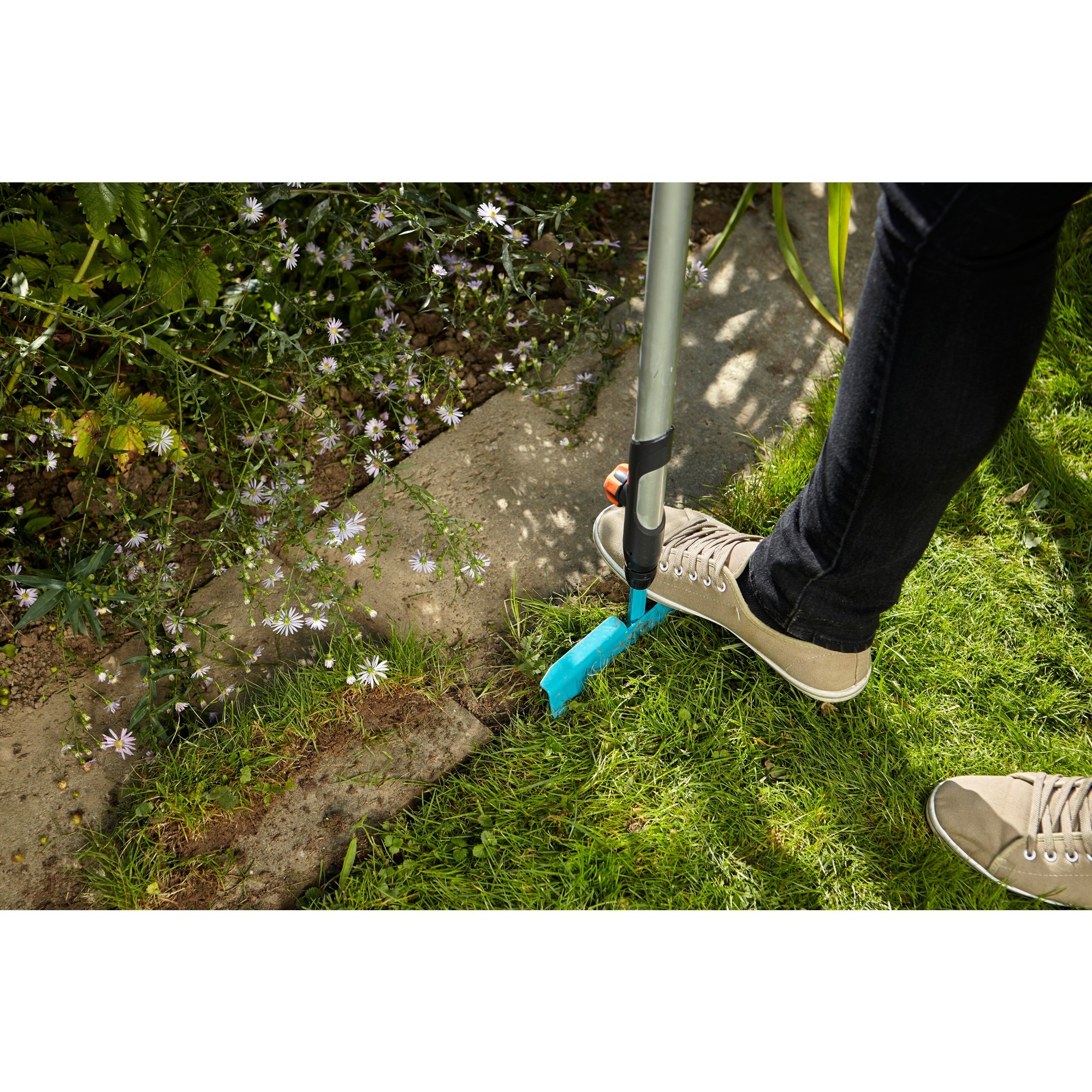 GARDENA combisystem Rasenkantenstecher türkis
