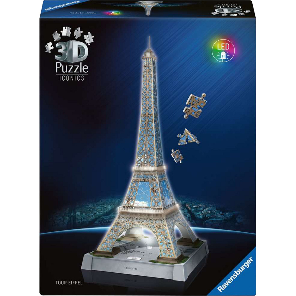 3D Puzzle Iconics: Eiffelturm - mit Licht