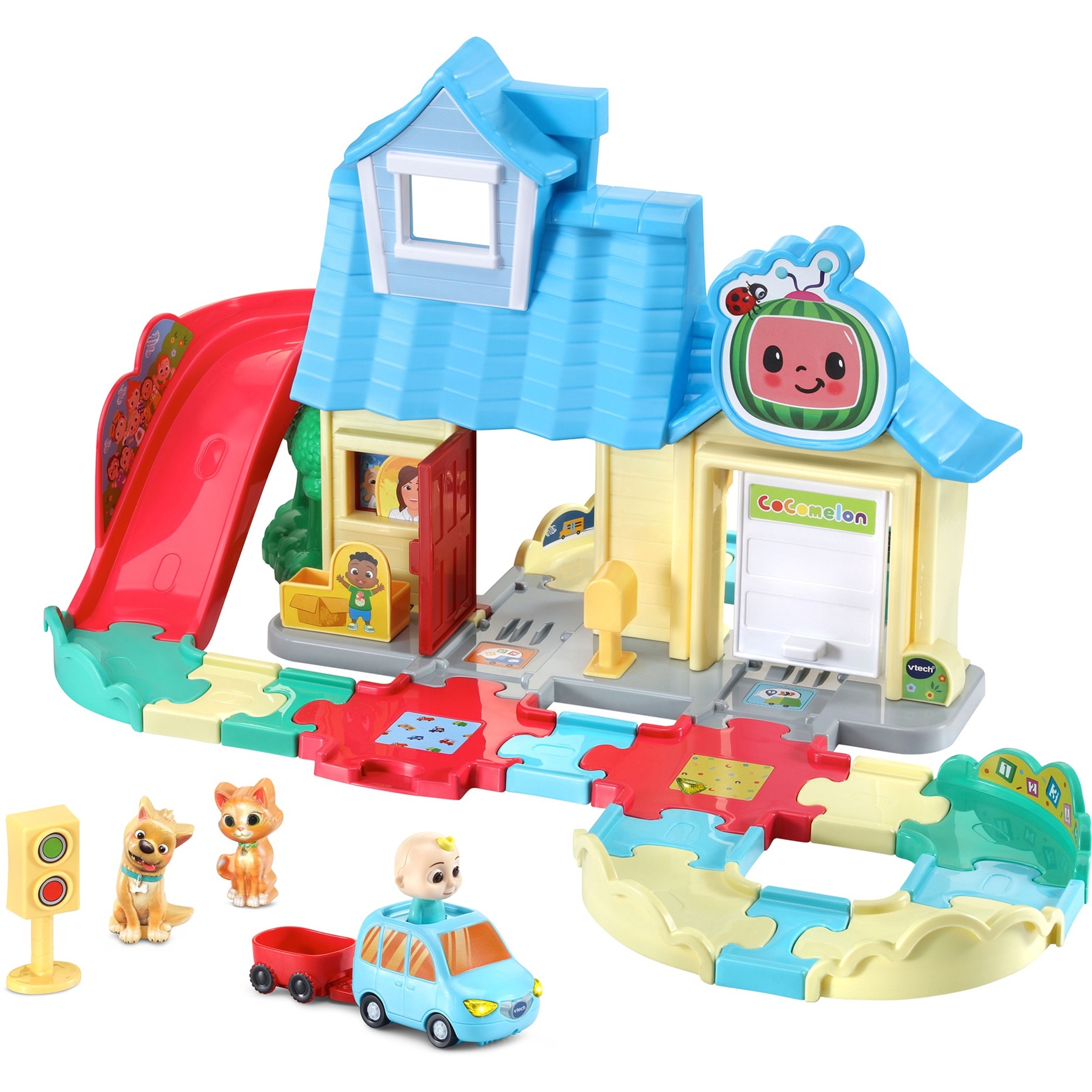 Vtech Tut Tut Baby Flitzer – CoComelon JJs Spielhaus Schienenset, Spielgebäude | 03417765579042 Vtech Tut Tut Baby Flitzer – CoComelon JJs Spielhaus Schienenset, Spielgebäude | 03417765579042