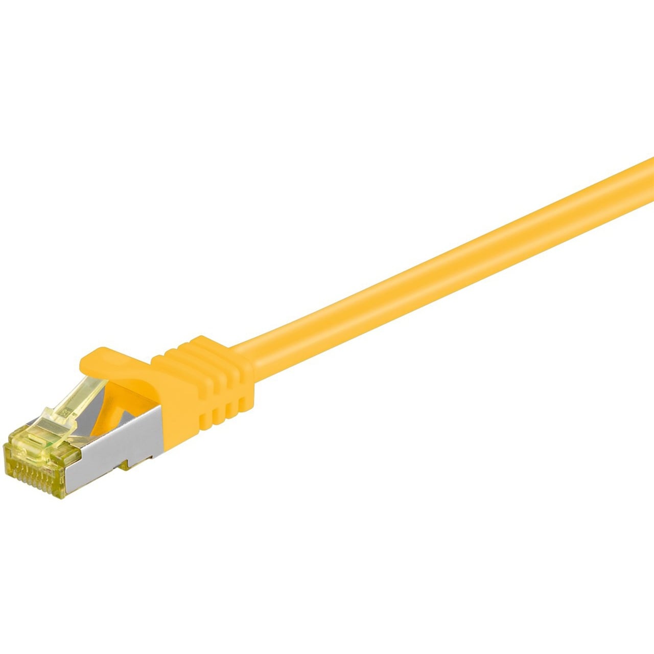 RJ-45 Patchkabel Cat 6.a S/FTP (PiMF), mit Cat.7 Rohkabel