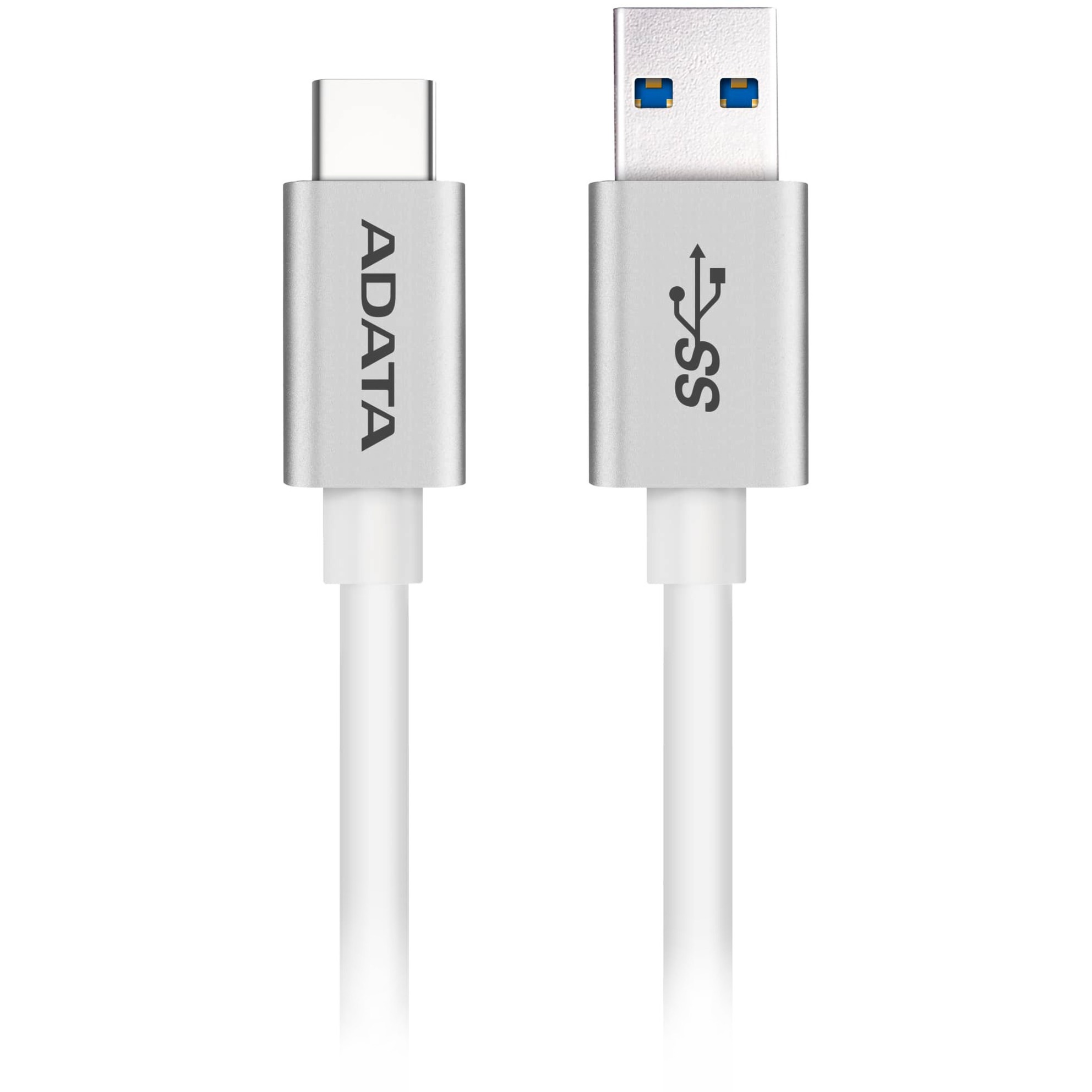 ADATA USB 3.2 Gen 1 Kabel, USB-A Stecker > USB-C Stecker silver | 04712366969049 ADATA USB 3.2 Gen 1 Kabel, USB-A Stecker > USB-C Stecker silver | 04712366969049