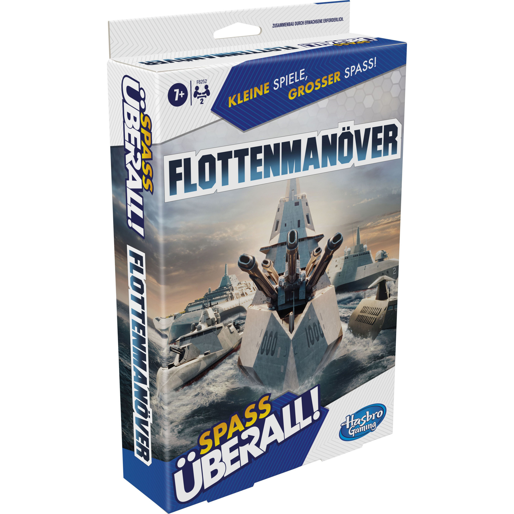 Flottenmanöver Kompakt - Reisespiel für 2 Spieler ab 7 Jahren, Brettspiel