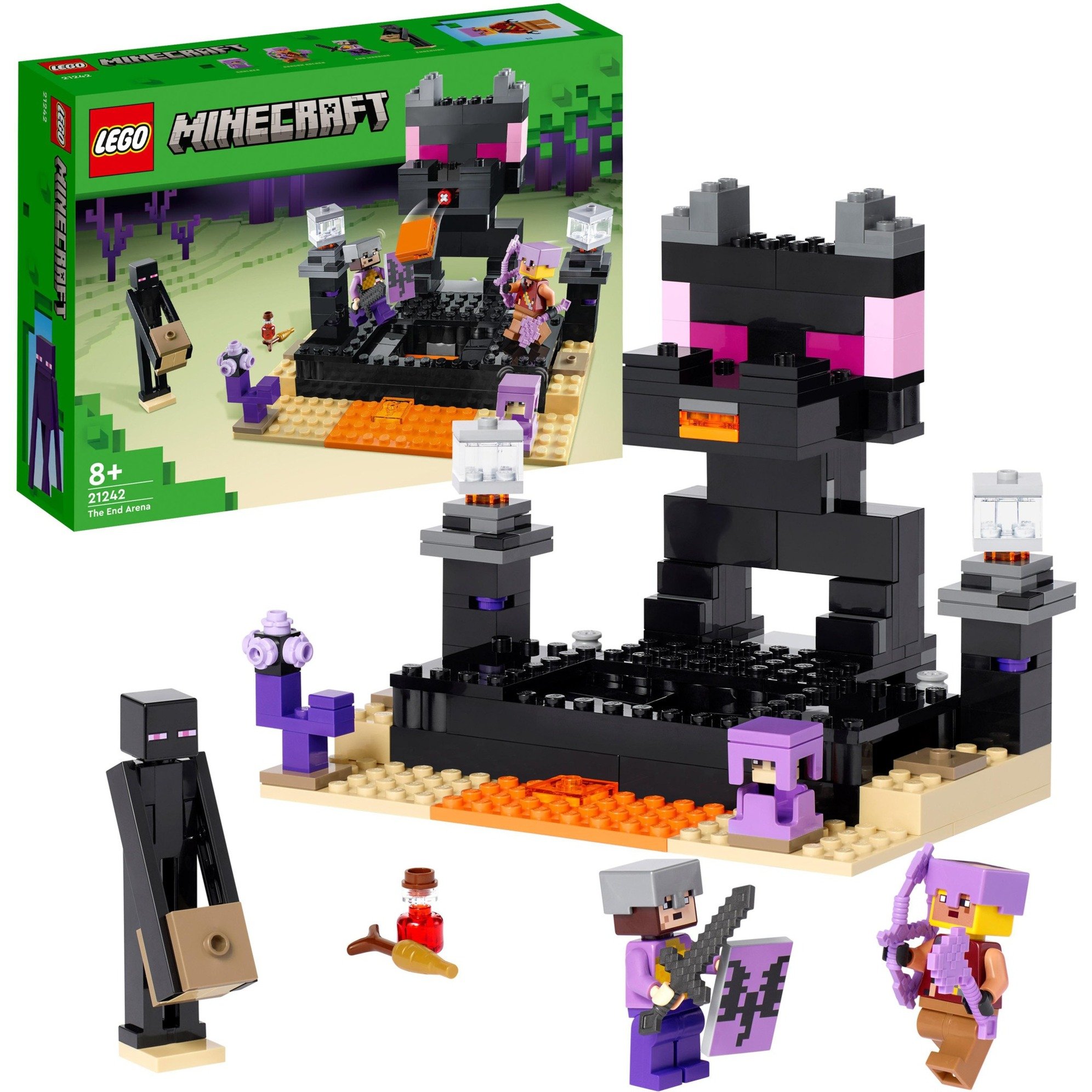 21242 Minecraft Die End-Arena, Konstruktionsspielzeug