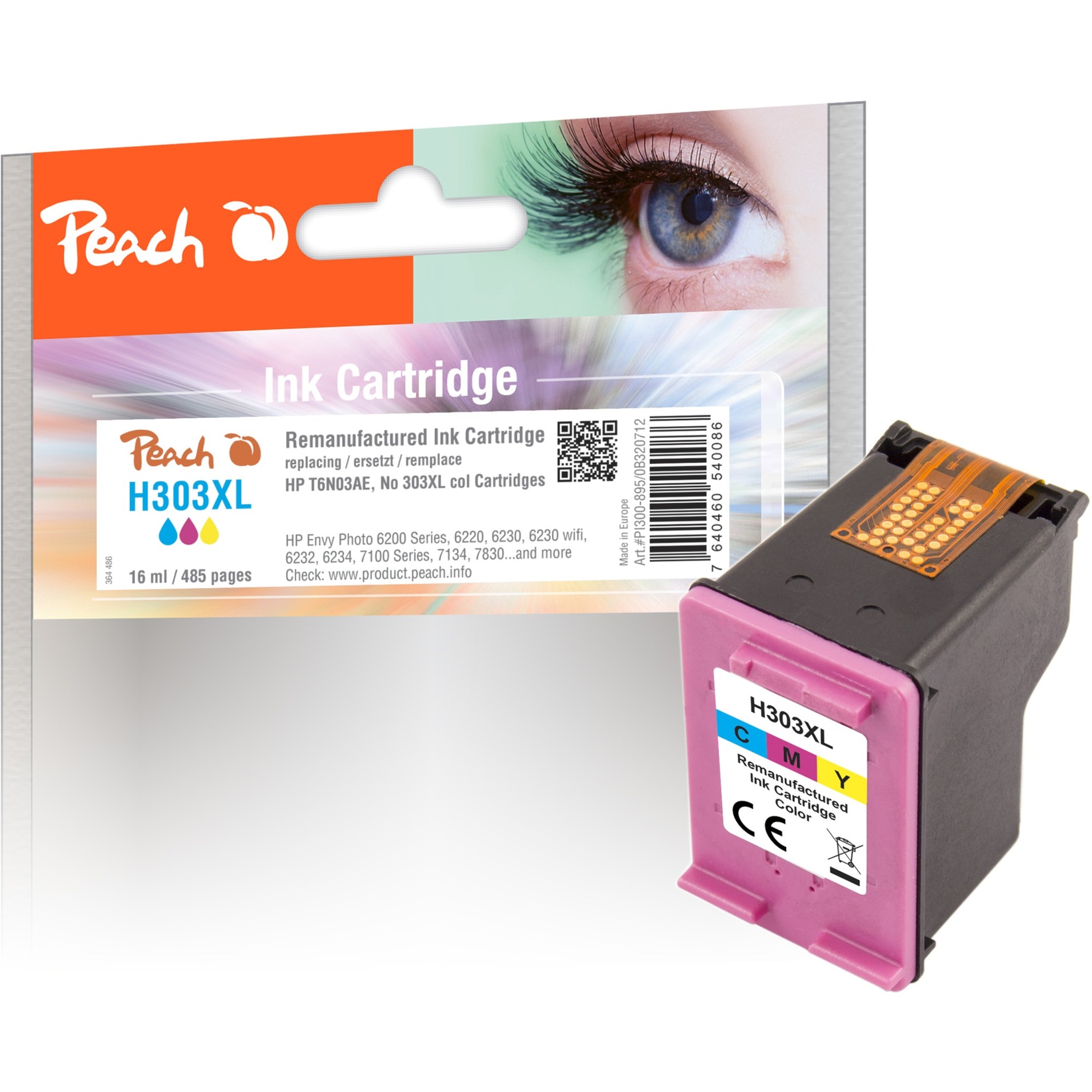 Druckkopf color PI300-895, Tinte