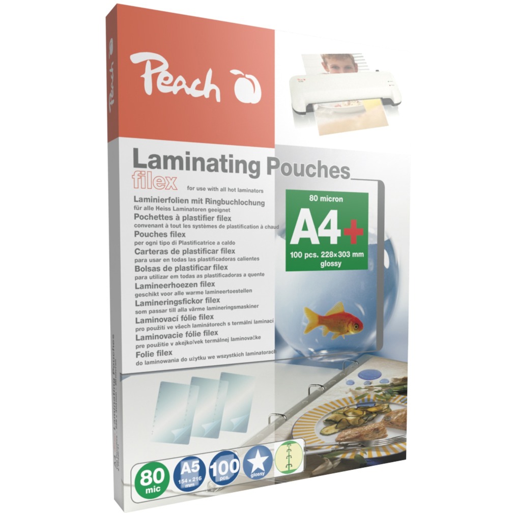 Peach Laminierfolie A4 80mic PP580-21, Folien | 07640164825212 Peach Laminierfolie A4 80mic PP580-21, Folien | 07640164825212