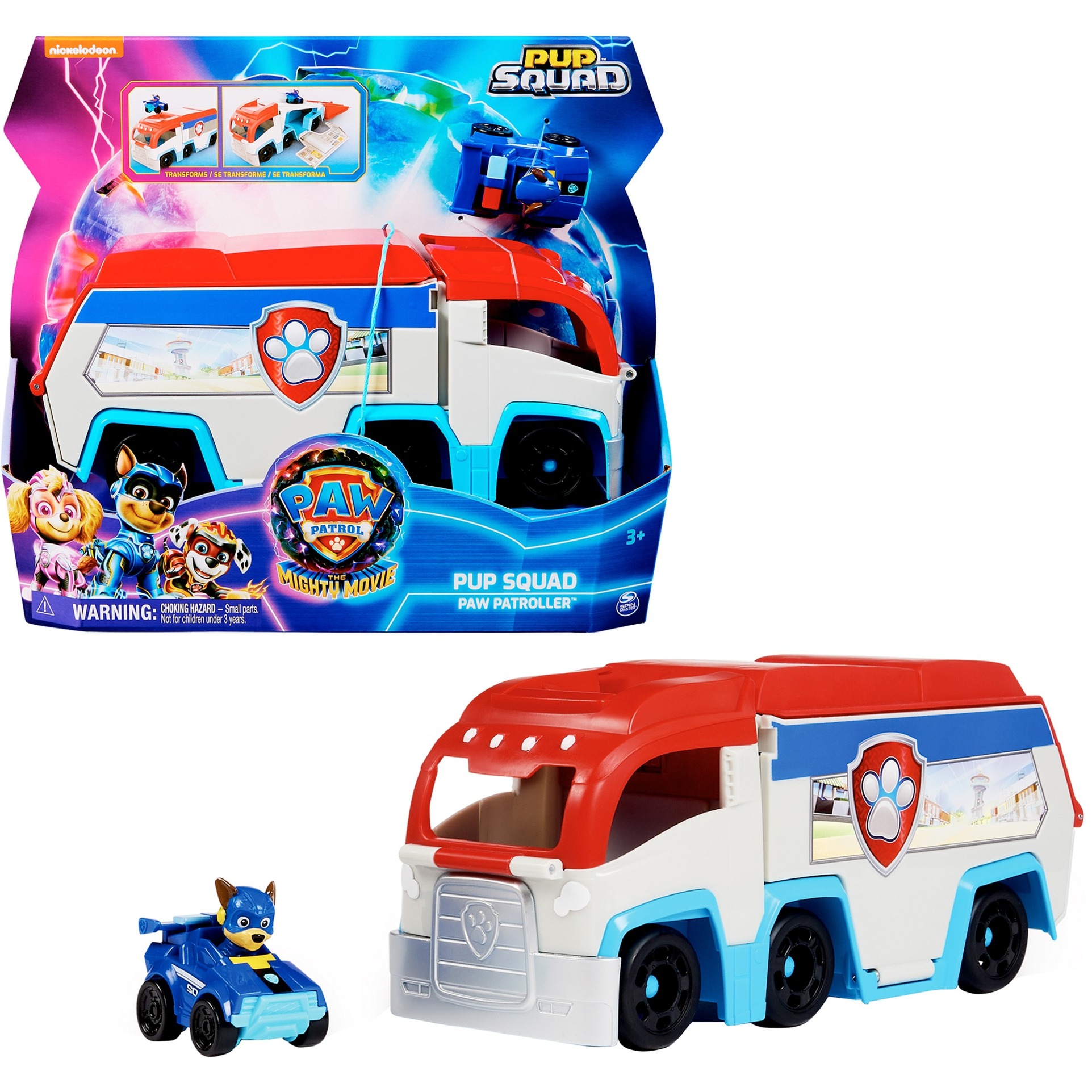 Paw Patrol: Der Mighty Kinofilm, Pup Squad Patroller Teamfahrzeu, Spielfahrzeug