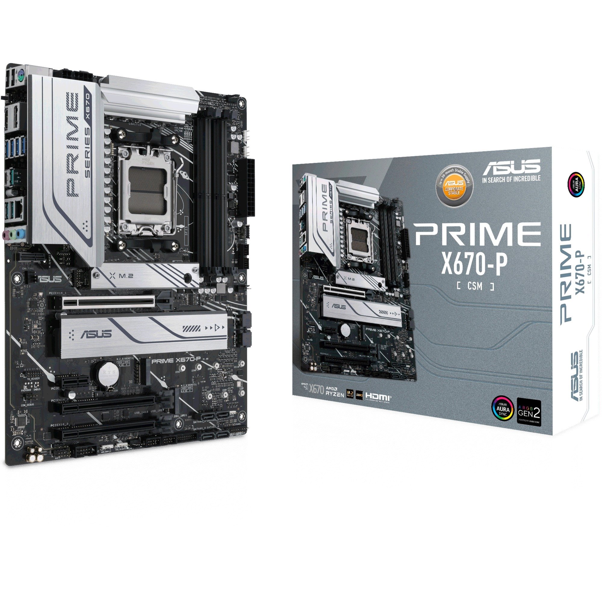 Asus PRIME X670-P-CSM, Mainboard | 04711081892847 Asus PRIME X670-P-CSM, Mainboard | 04711081892847