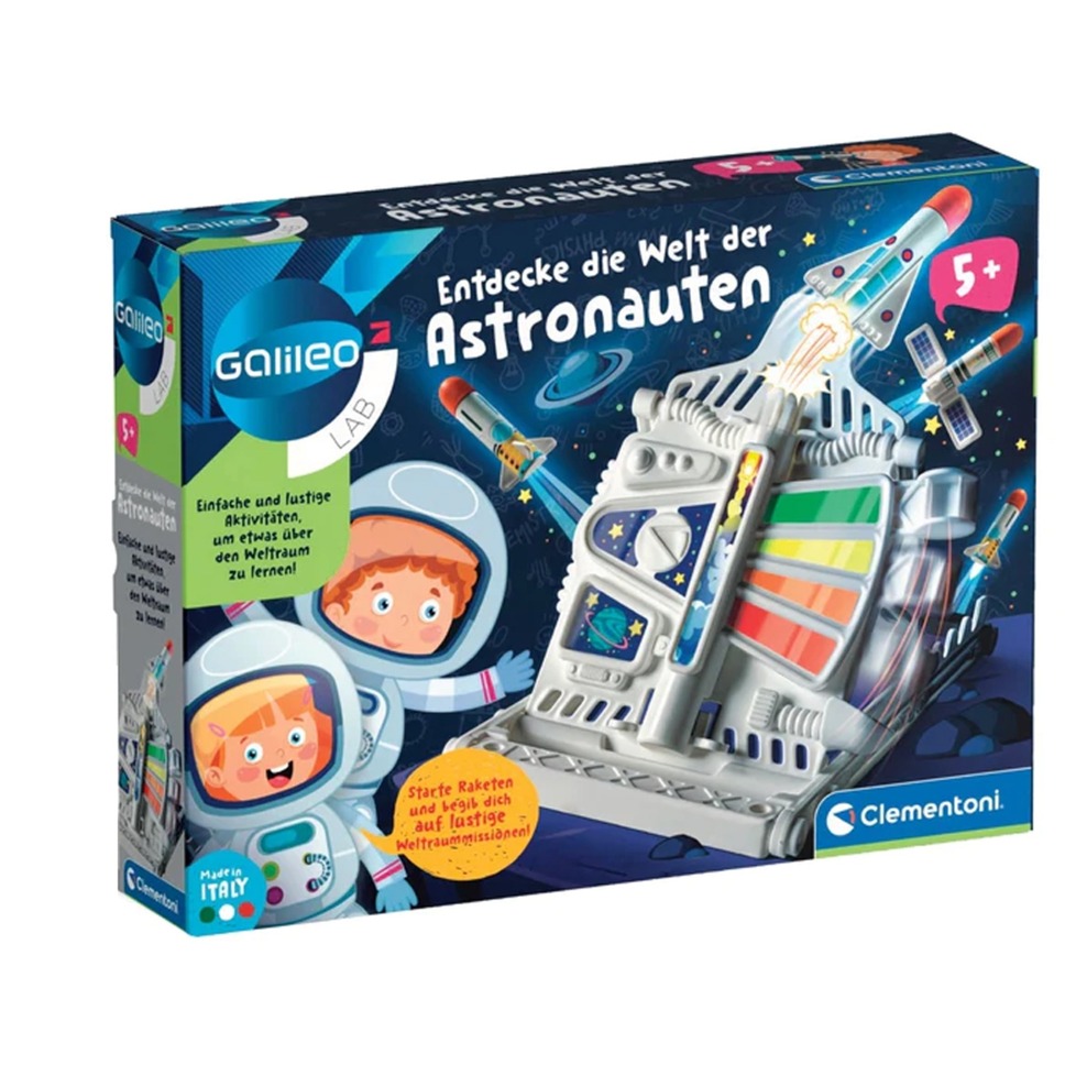 Clementoni Entdecke die Welt der Astronauten, Experimentierkasten | 08005125593224 Clementoni Entdecke die Welt der Astronauten, Experimentierkasten | 08005125593224