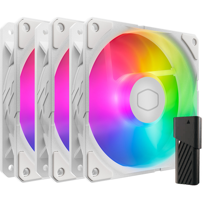 SickleFlow Edge 120 ARGB White Edition Fan Kit, Gehäuselüfter