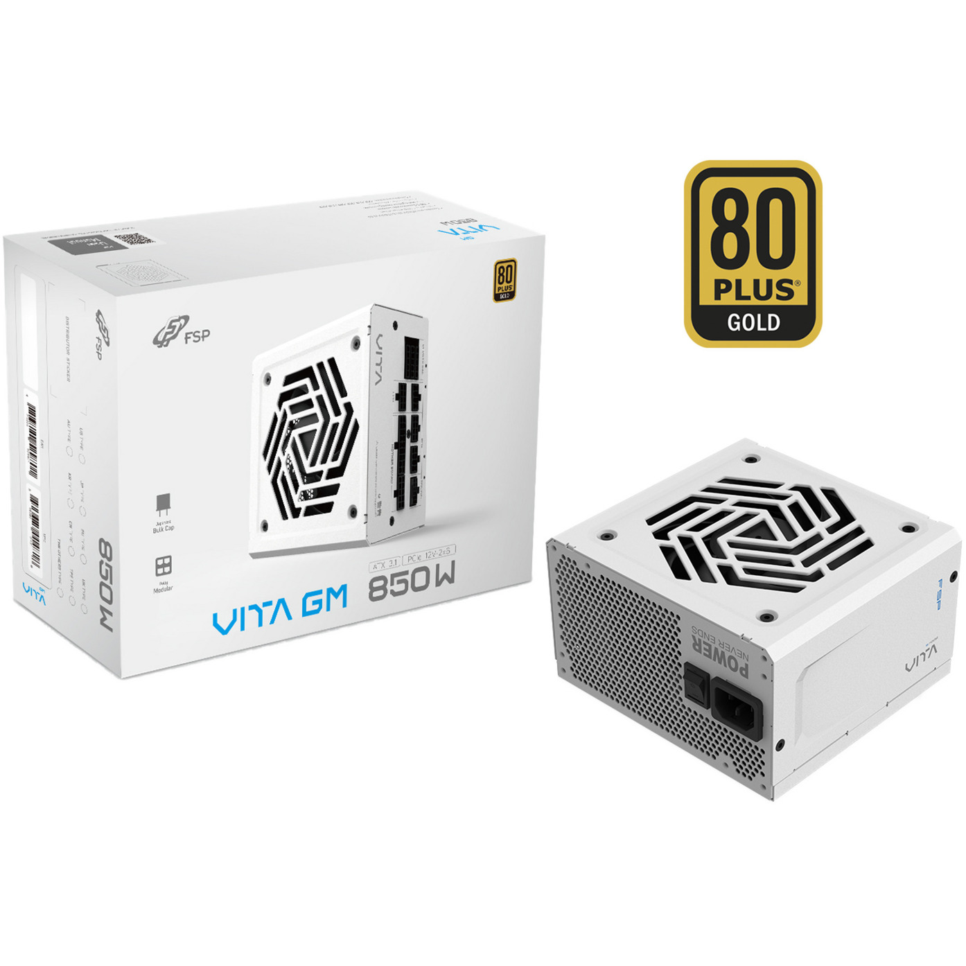 VITA GM 850W WHITE, PC-Netzteil