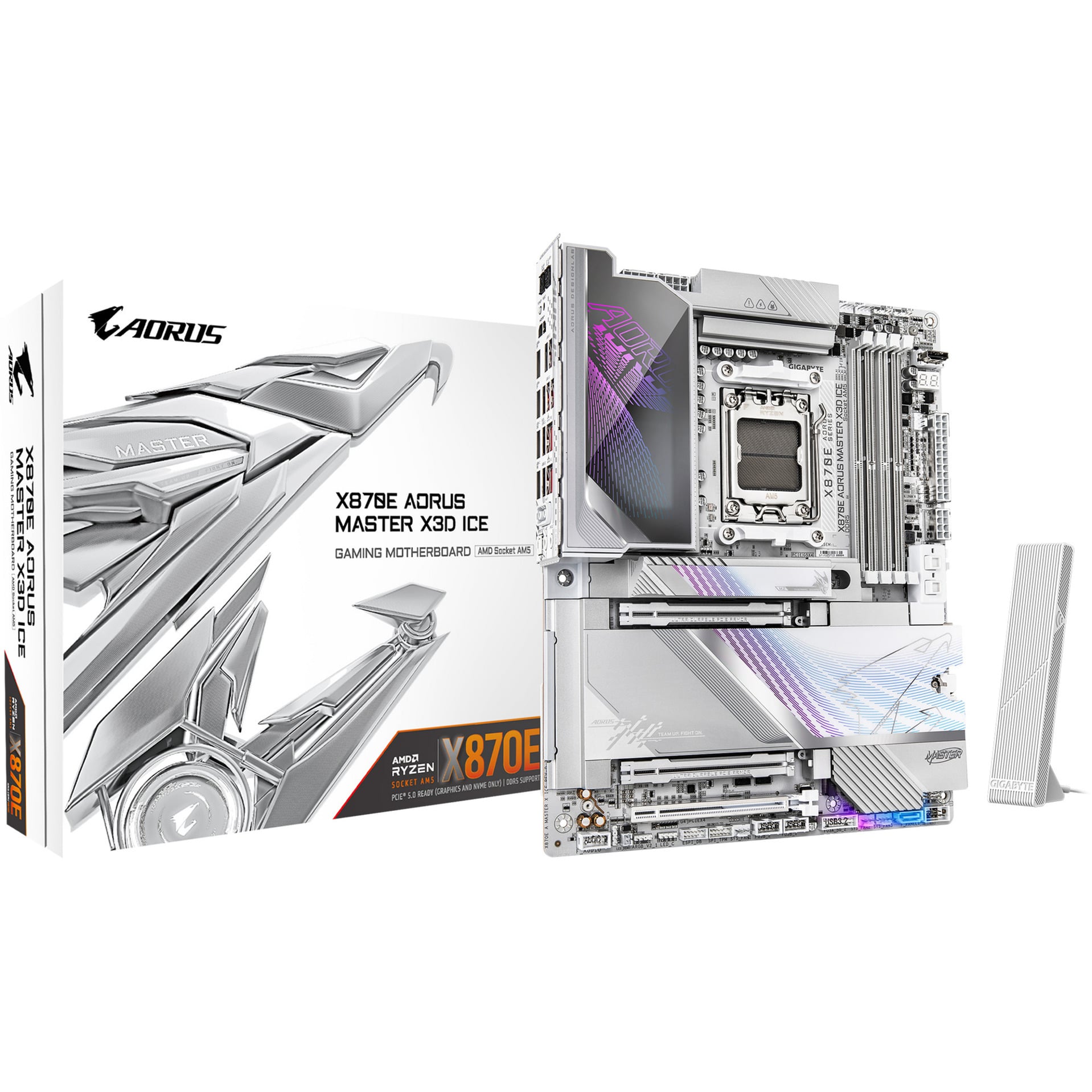 X870E AORUS MASTER X3D ICE, Mainboard