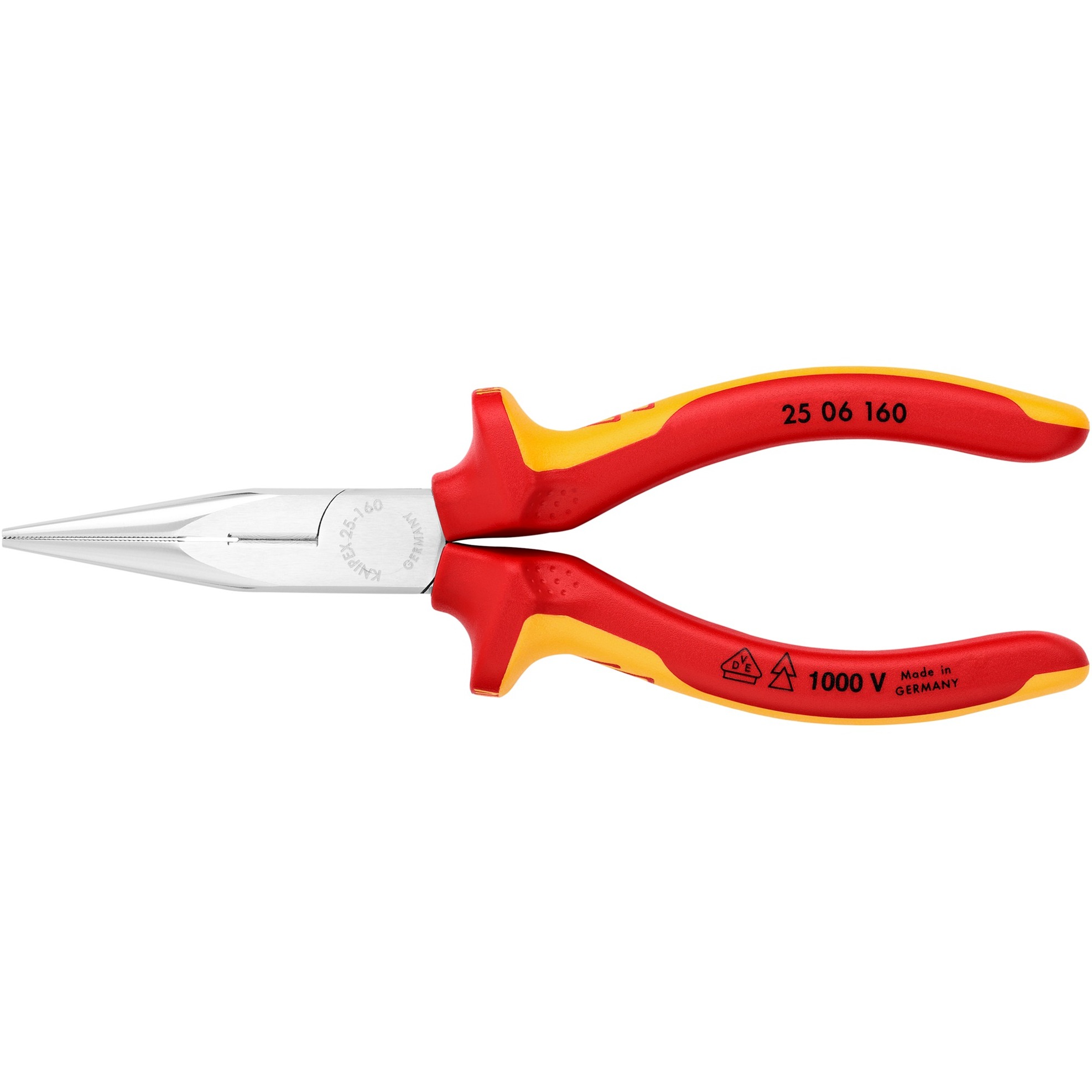 Knipex Flachrundzange 25 06 160 , Greifzange | 04003773033806 Knipex Flachrundzange 25 06 160 , Greifzange | 04003773033806