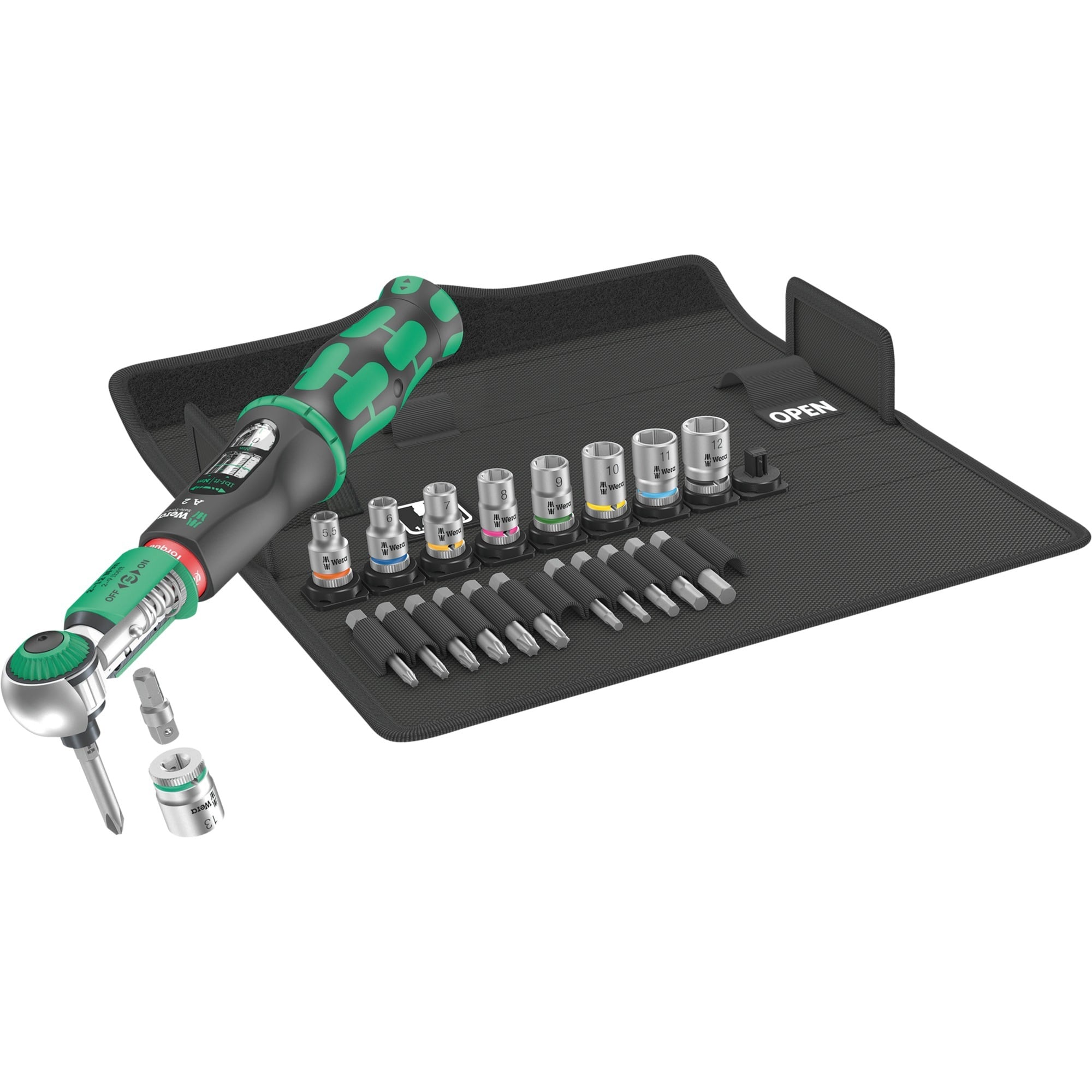 Drehmomentschlüssel Safe-Torque A2 Set 1, 23‑teilig