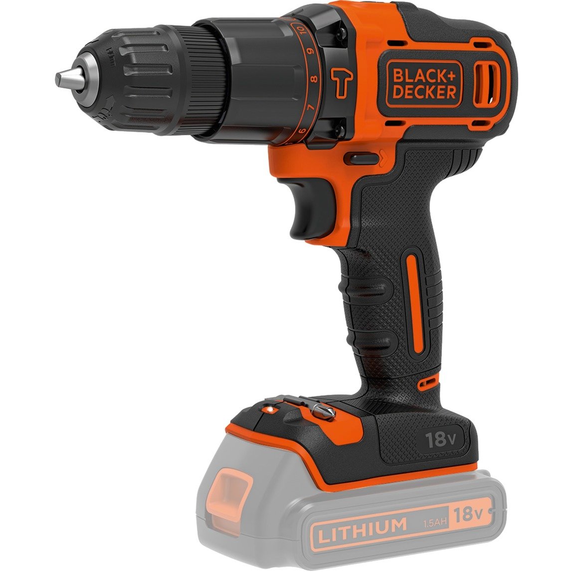 BLACK+DECKER Akku-Schlagbohrschrauber BDCH188N, 18Volt | 05035048562086 BLACK+DECKER Akku-Schlagbohrschrauber BDCH188N, 18Volt | 05035048562086