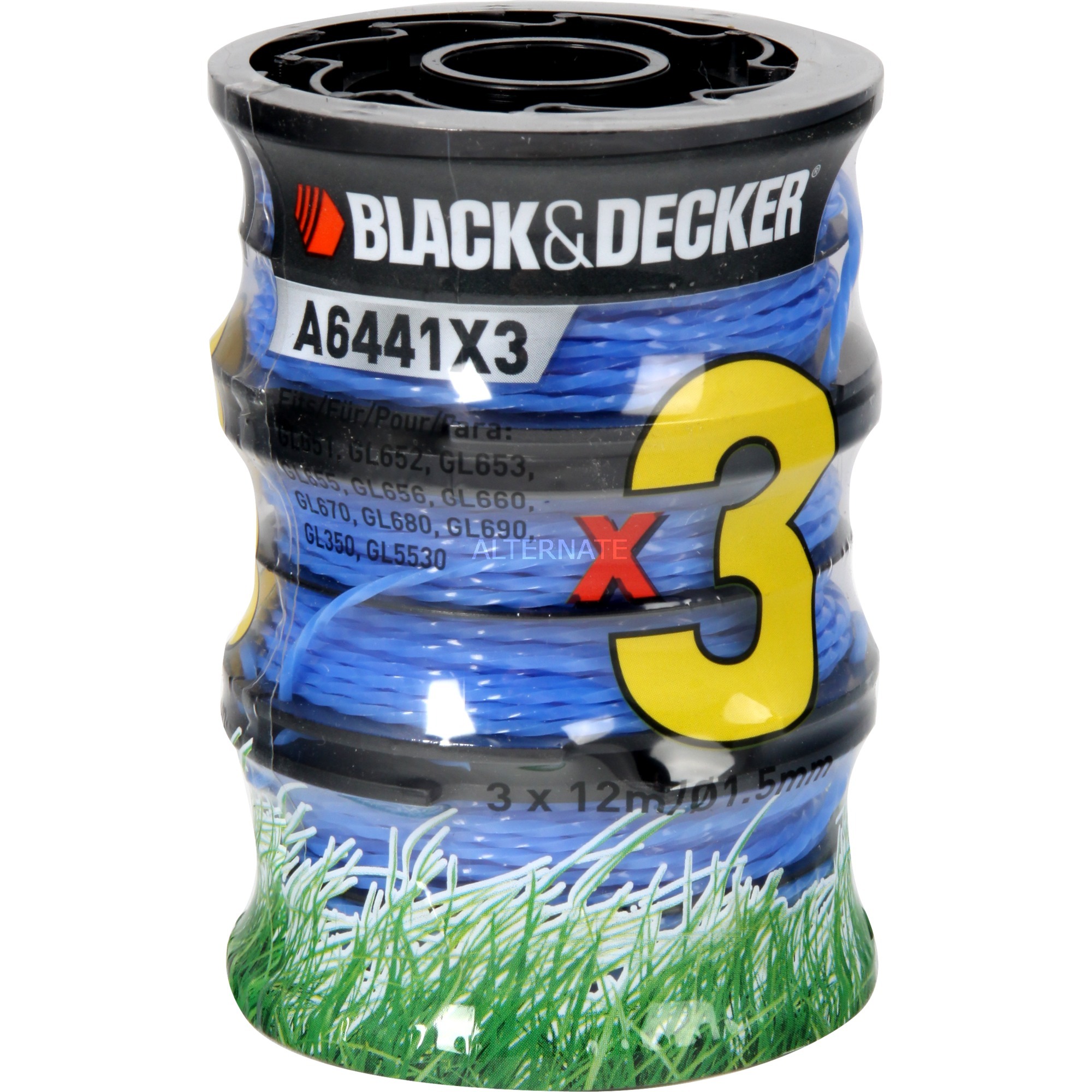 BLACK+DECKER Fadenspule Reflex+ A6441x3-XJ, Mäh-Faden | 05035048175293 BLACK+DECKER Fadenspule Reflex+ A6441x3-XJ, Mäh-Faden | 05035048175293