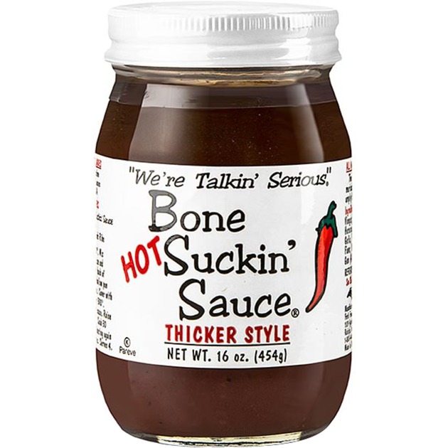 Bone Suckin“ Sauce Hot Thicker Style | 00754496111268 Bone Suckin“ Sauce Hot Thicker Style | 00754496111268