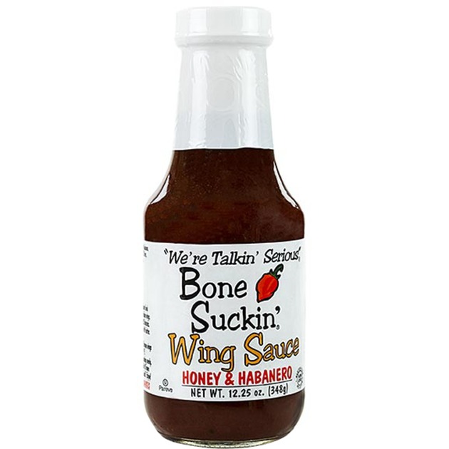 Bone Suckin“ Wing Sauce Honey & Habanero | 00754496550302 Bone Suckin“ Wing Sauce Honey & Habanero | 00754496550302
