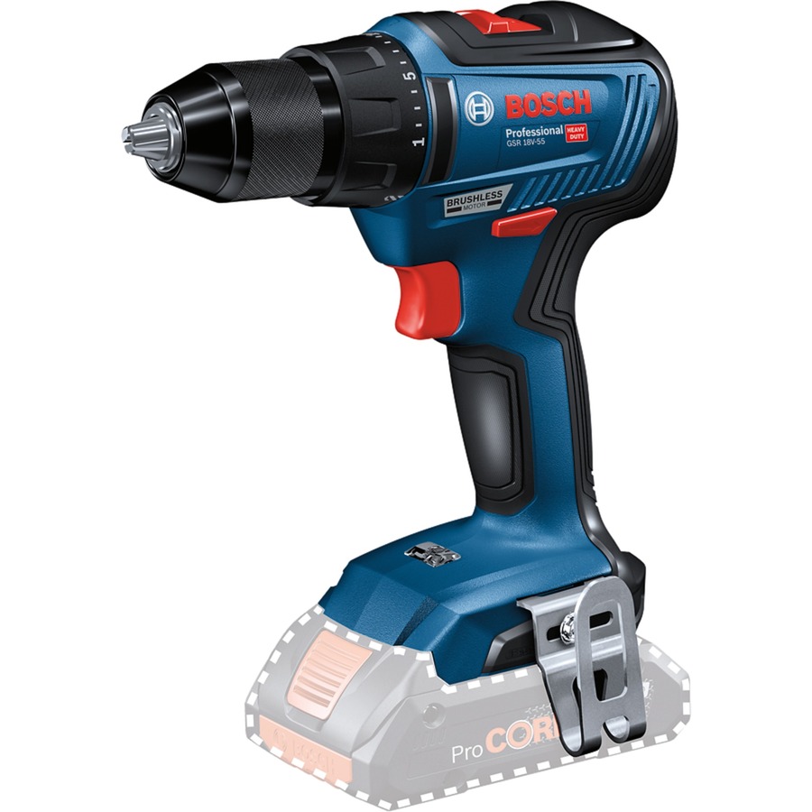 Bosch Akku-Bohrschrauber GSR 18V-55 Professional solo, 18Volt | 04059952509297 Bosch Akku-Bohrschrauber GSR 18V-55 Professional solo, 18Volt | 04059952509297