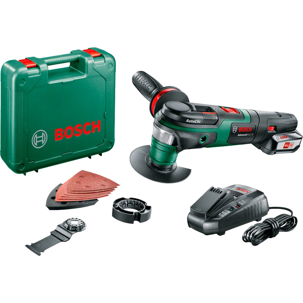 Bosch Akku-Multifunktions-Werkzeug AdvancedMulti 18, 18Volt | 03165140843973 Bosch Akku-Multifunktions-Werkzeug AdvancedMulti 18, 18Volt | 03165140843973