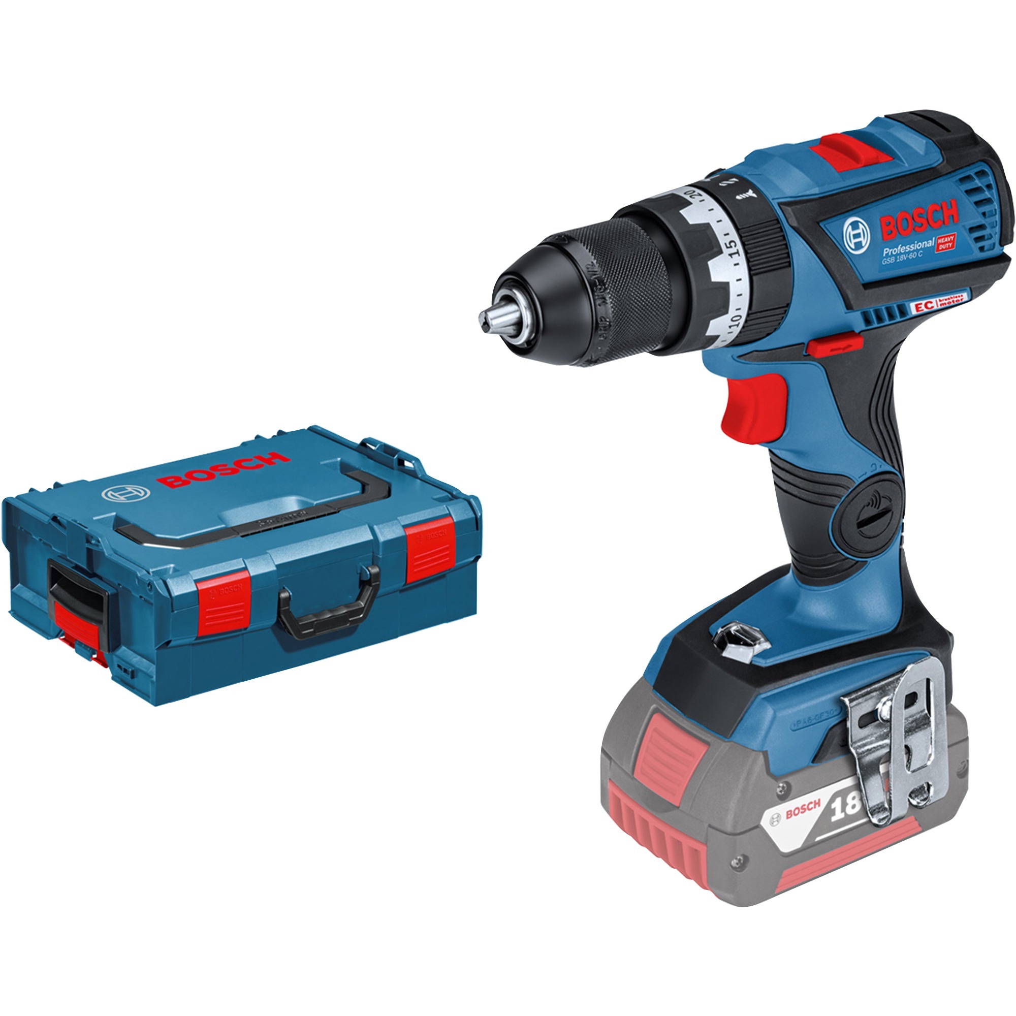 Bosch Akku-Schlagbohrschrauber GSB 18V-60 C Professional | 03165140867337 Bosch Akku-Schlagbohrschrauber GSB 18V-60 C Professional | 03165140867337