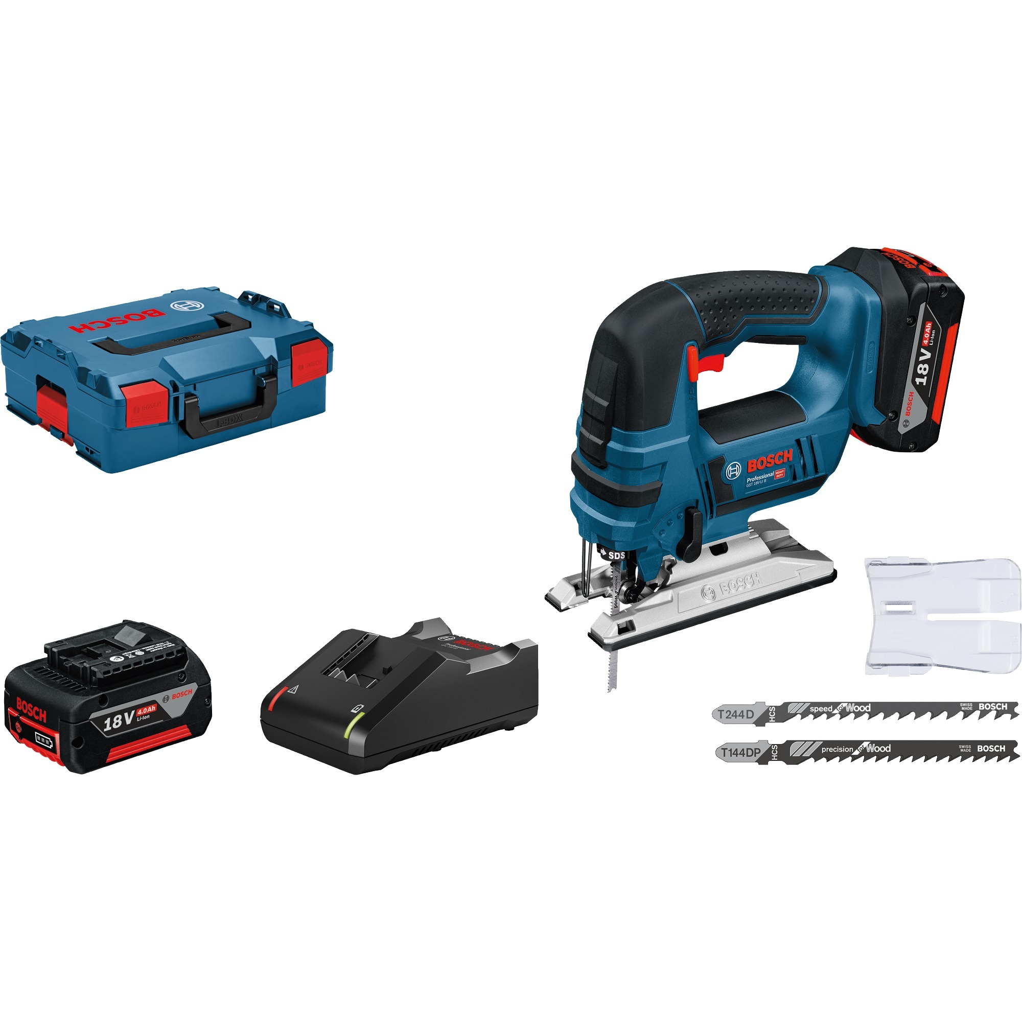 Bosch Akku-Stichsäge GST 18V-Li B Professional, 18 Volt | 03165140895156 Bosch Akku-Stichsäge GST 18V-Li B Professional, 18 Volt | 03165140895156