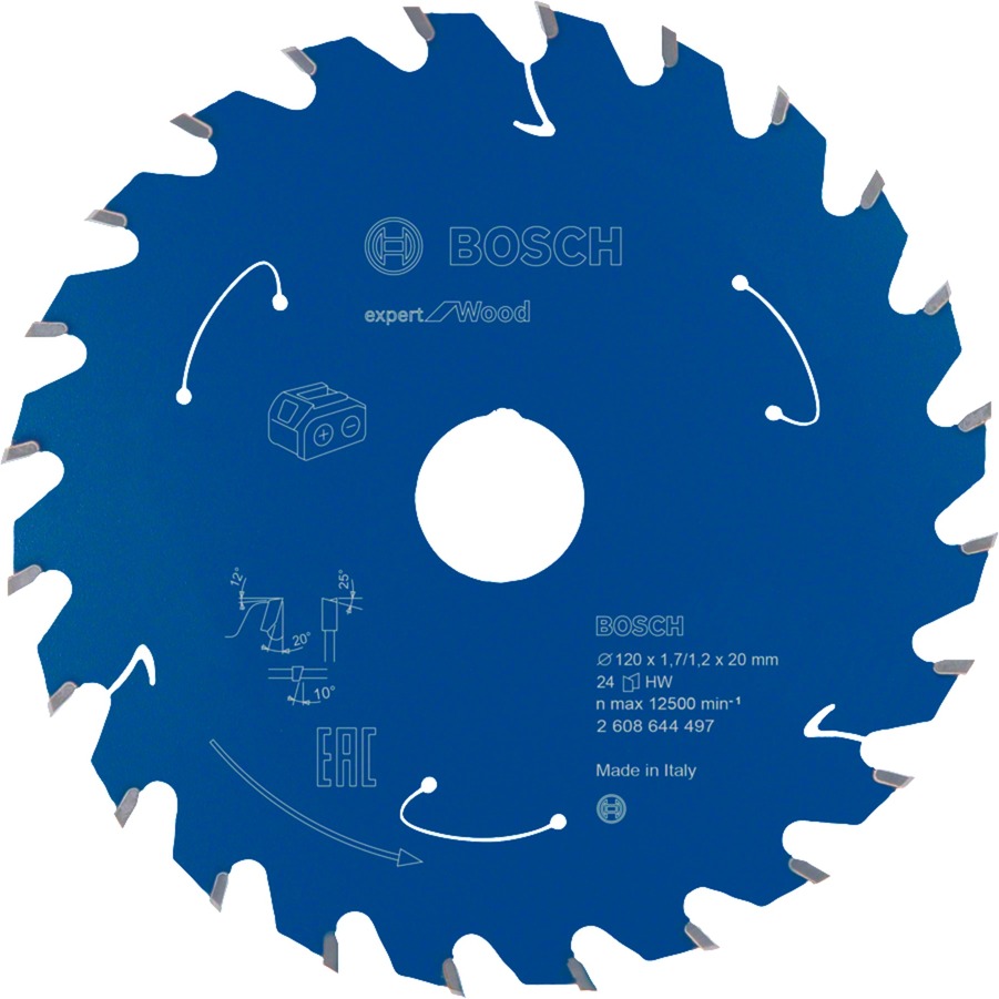 EXPERT Wood Kreissägeblatt, Ø 120mm, 24Z