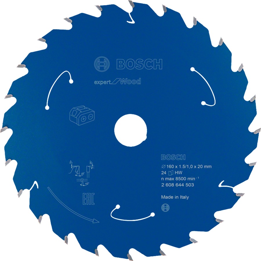 EXPERT Wood Kreissägeblatt, Ø 160mm, 24Z