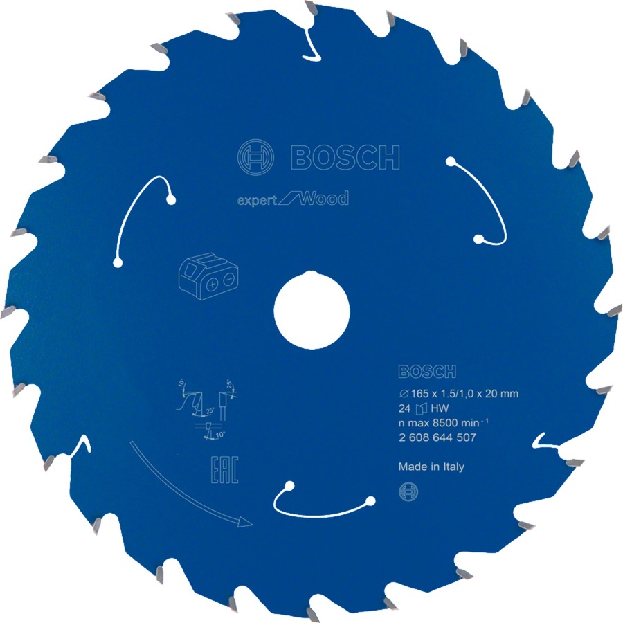 EXPERT Wood Kreissägeblatt, Ø 165mm, 24Z