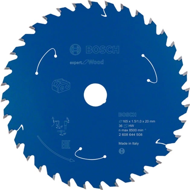 EXPERT Wood Kreissägeblatt, Ø 165mm, 36Z