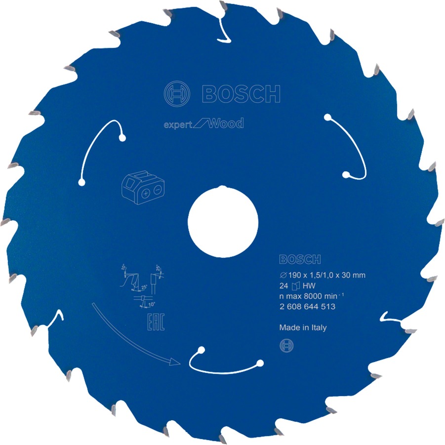 EXPERT Wood Kreissägeblatt, Ø 190mm, 24Z