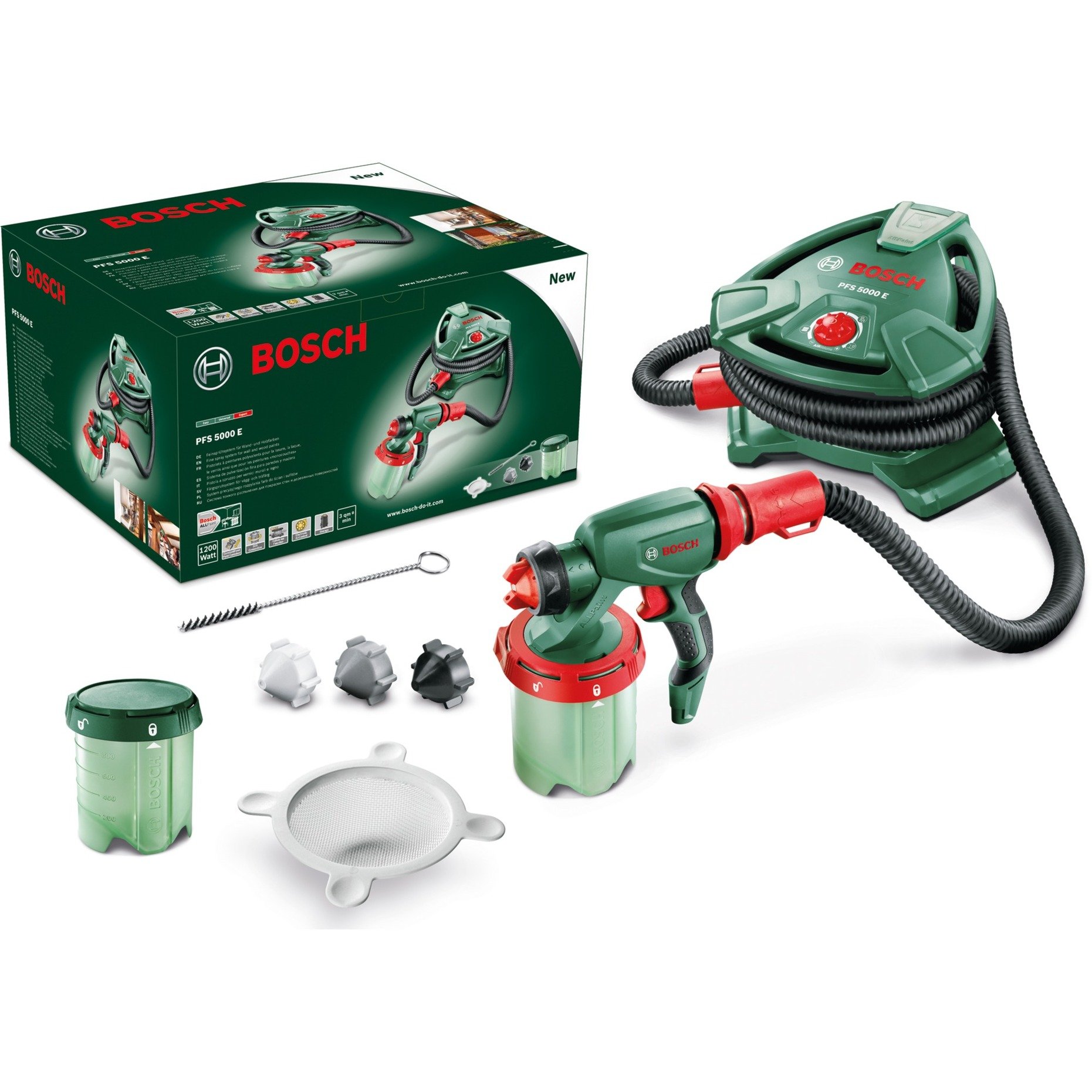 Bosch Farbsprühsystem PFS 5000 E, Sprühpistole | 03165140731140 Bosch Farbsprühsystem PFS 5000 E, Sprühpistole | 03165140731140