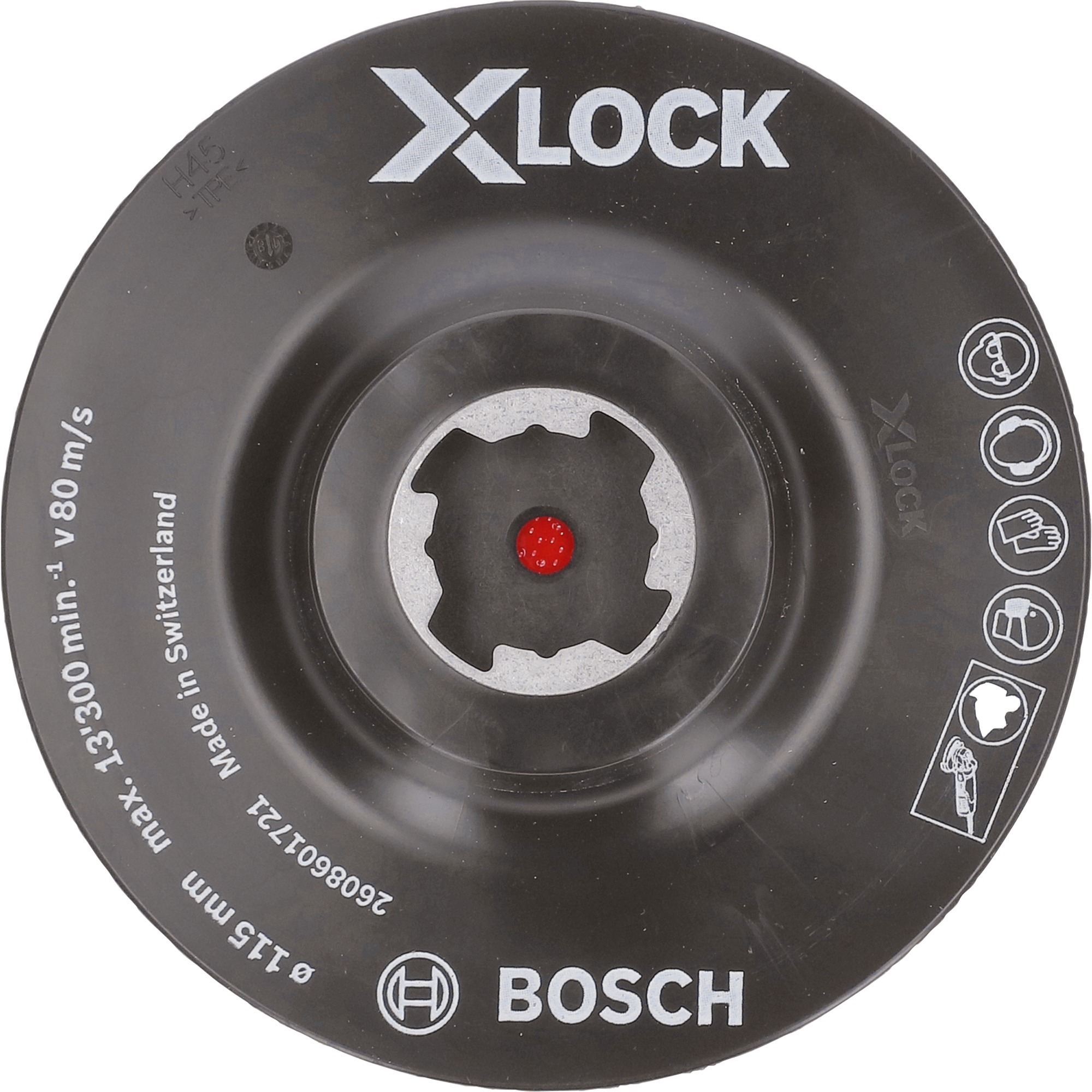 PRO Backing Pad, X-LOCK Stützteller Klettverschluss, Ø 115mm, Schleifteller