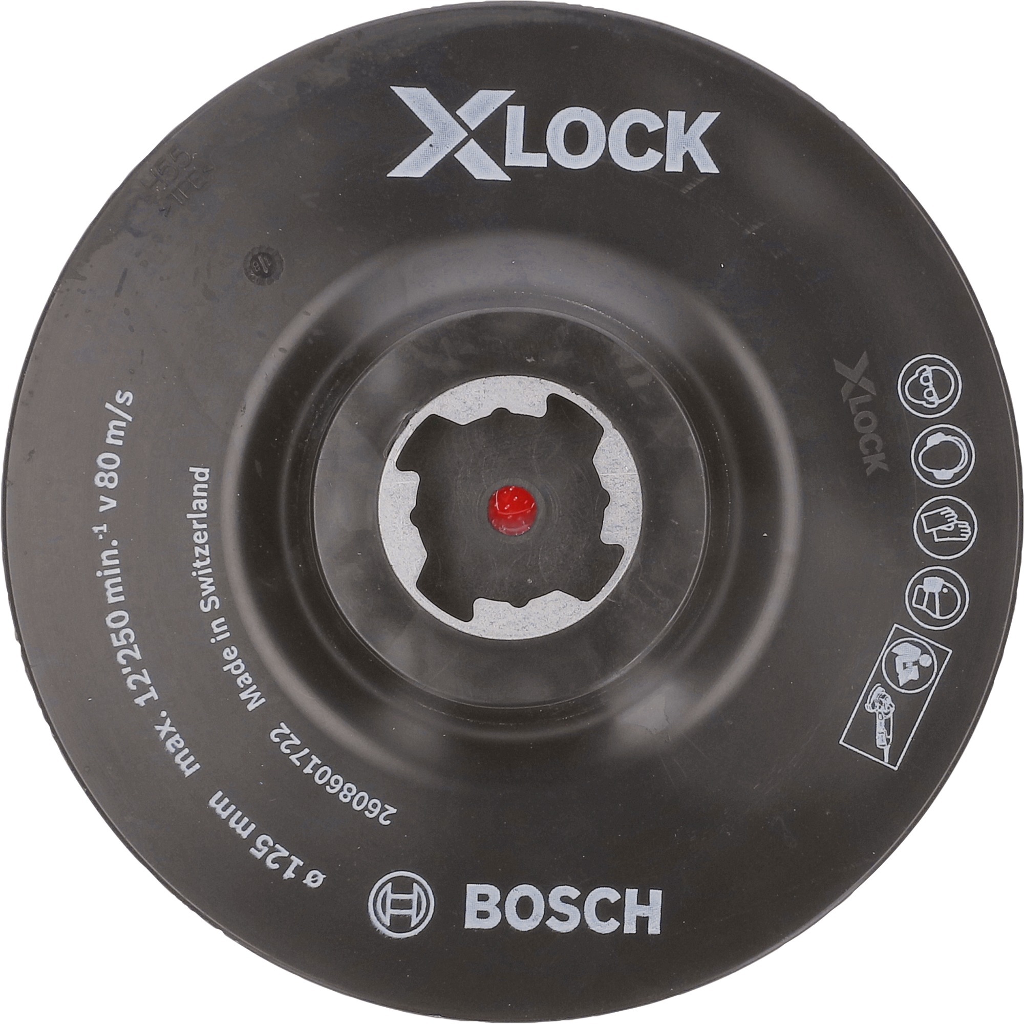 PRO Backing Pad, X-LOCK Stützteller Klettverschluss, Ø 125mm, Schleifteller