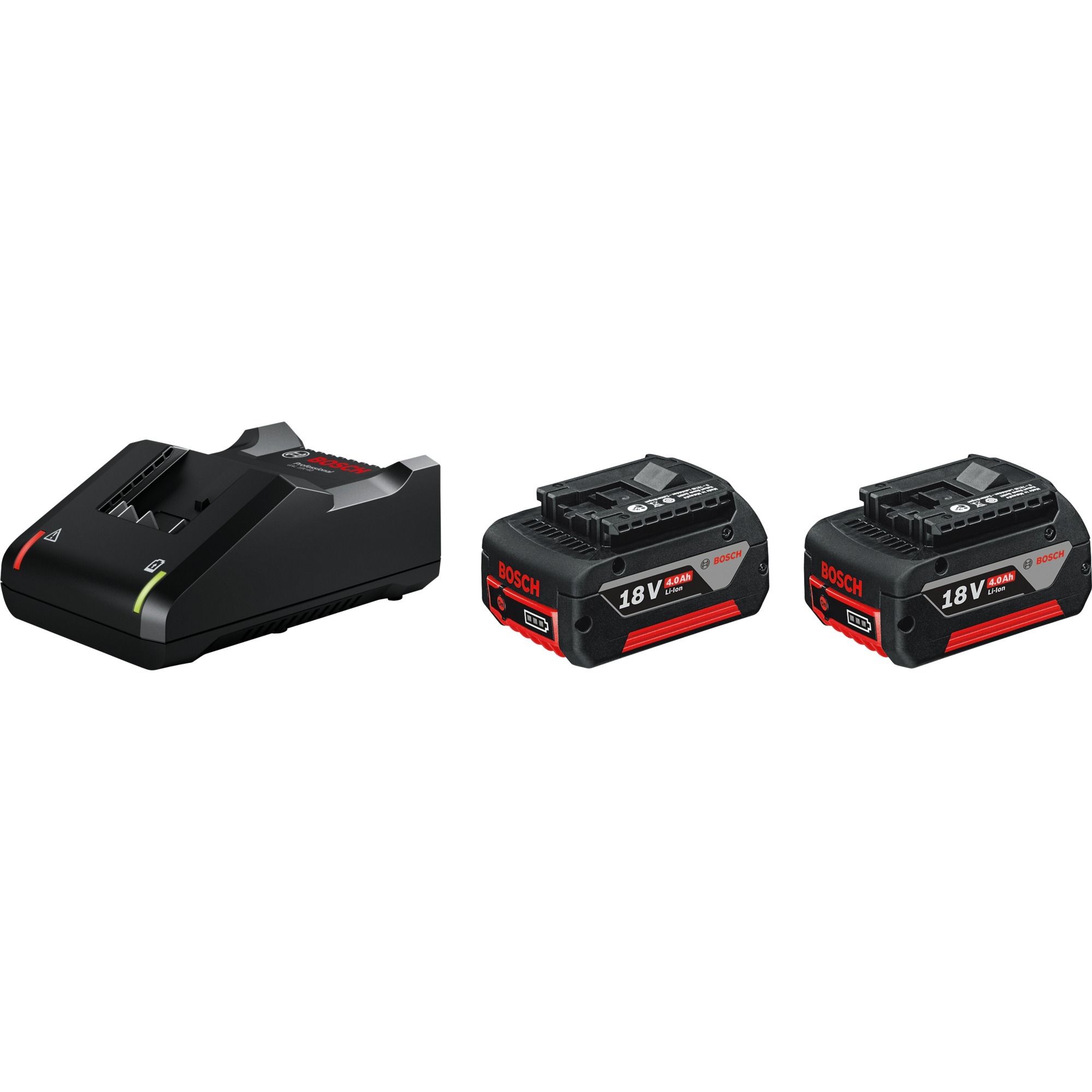 PRO Starter-Set 18V (2x GBA 18V 4,0Ah + GAL 18V-40 Professional), Ladegerät