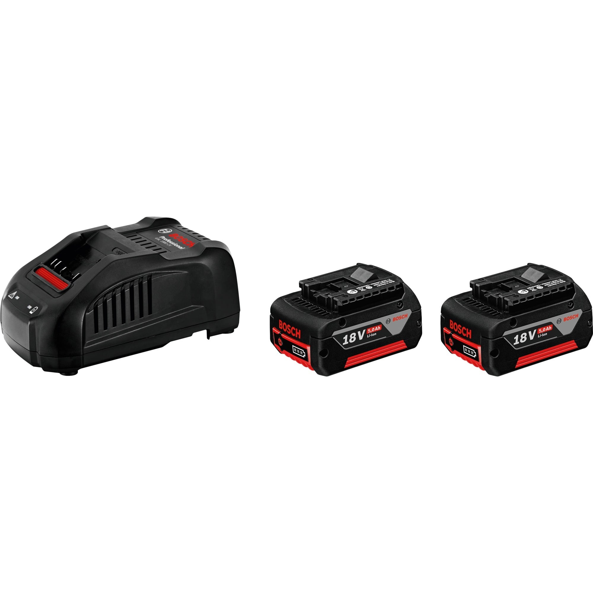 PRO Starter-Set 18V (2x GBA 18V 5.0Ah + GAL 1880 CV Professional), Ladegerät