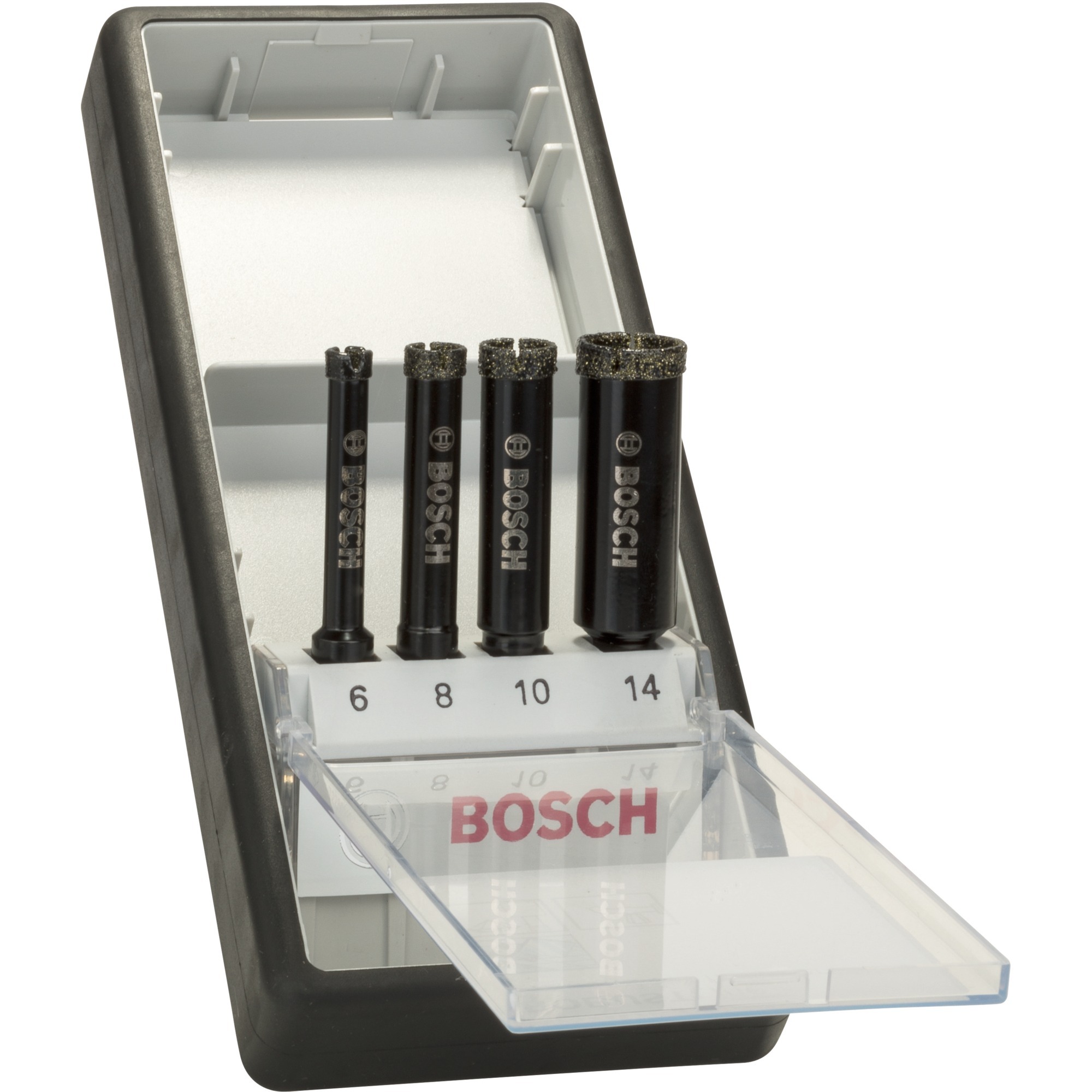Bosch Robust Line Diamantnassbohrer-Satz, 4-teilig | 03165140495790 Bosch Robust Line Diamantnassbohrer-Satz, 4-teilig | 03165140495790
