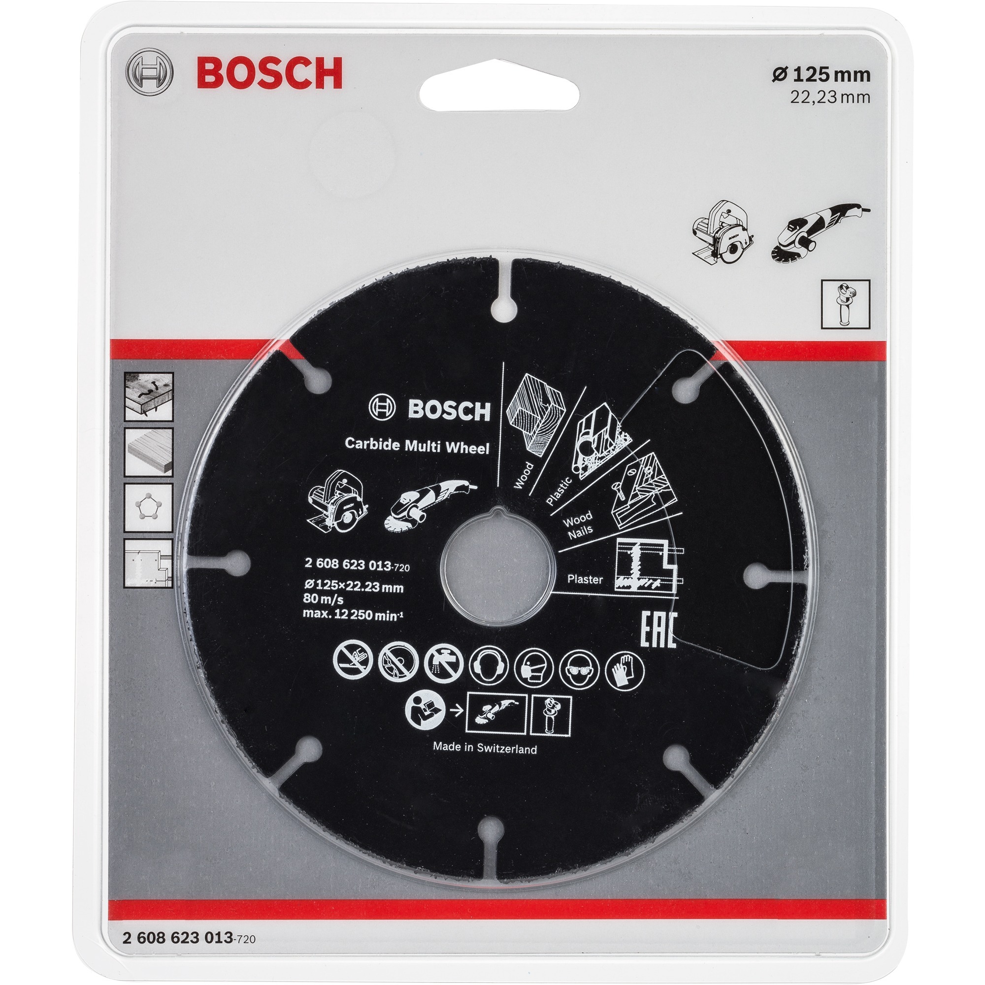 Bosch Trennscheibe Carbide Multi Wheel, 125mm | 03165140827645 Bosch Trennscheibe Carbide Multi Wheel, 125mm | 03165140827645