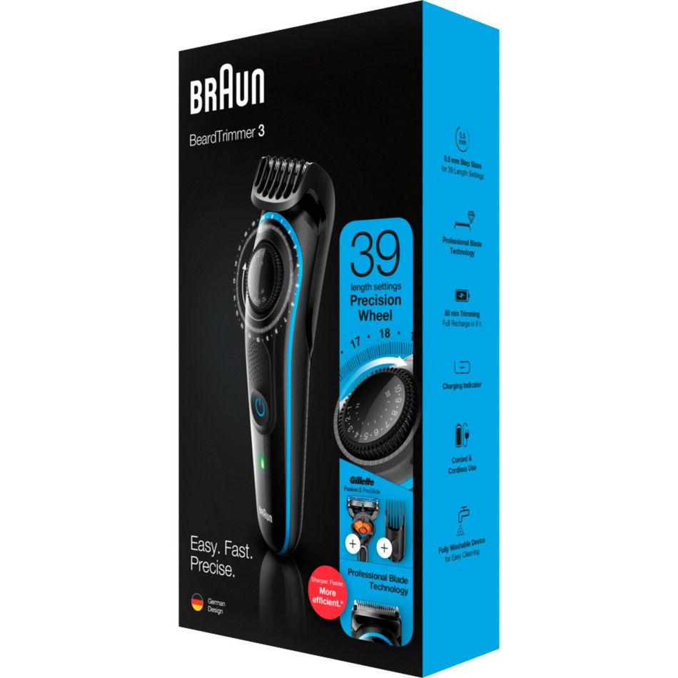 Braun BeardTrimmer 3 BT3240, Bartschneider | 04210201282150 Braun BeardTrimmer 3 BT3240, Bartschneider | 04210201282150