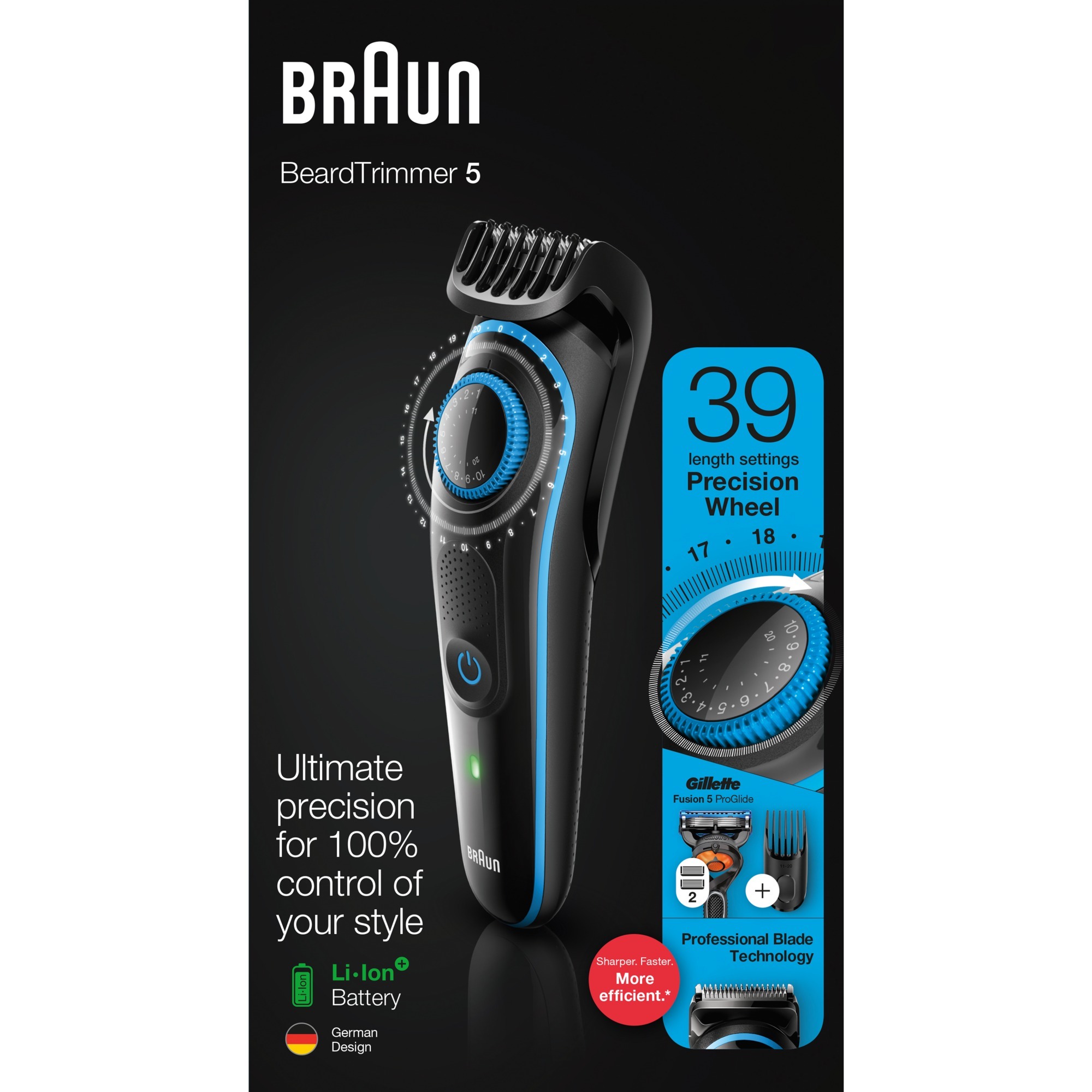 Braun BeardTrimmer 5 BT5240, Bartschneider | 04210201281931 Braun BeardTrimmer 5 BT5240, Bartschneider | 04210201281931