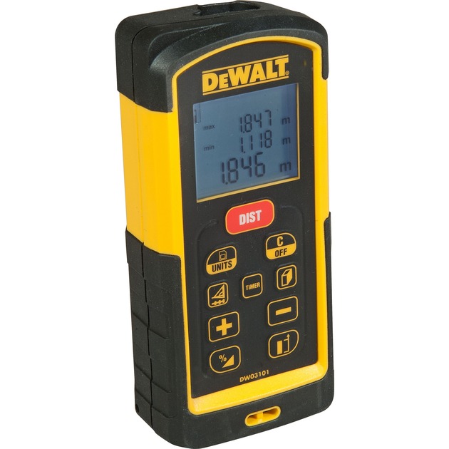 Dewalt Laser-Distanzmesser DW03101, Entfernungsmesser | 05035048448502 Dewalt Laser-Distanzmesser DW03101, Entfernungsmesser | 05035048448502