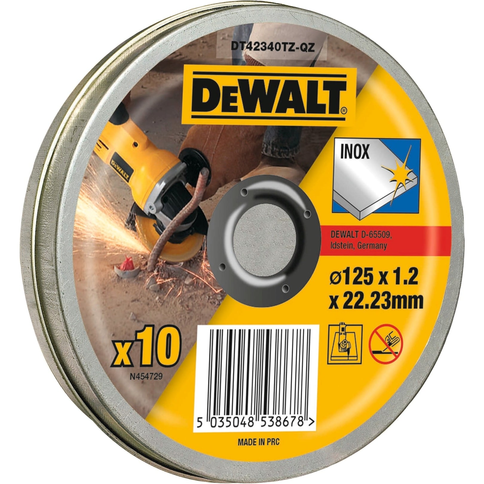 Trennscheibe Edelstahl DT42340TZ, Ø 125mm