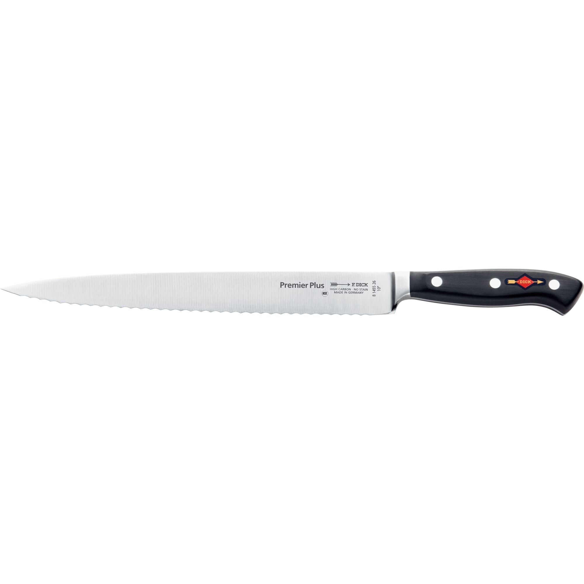 Premier Plus Tranchiermesser Wellenschliff, 26cm