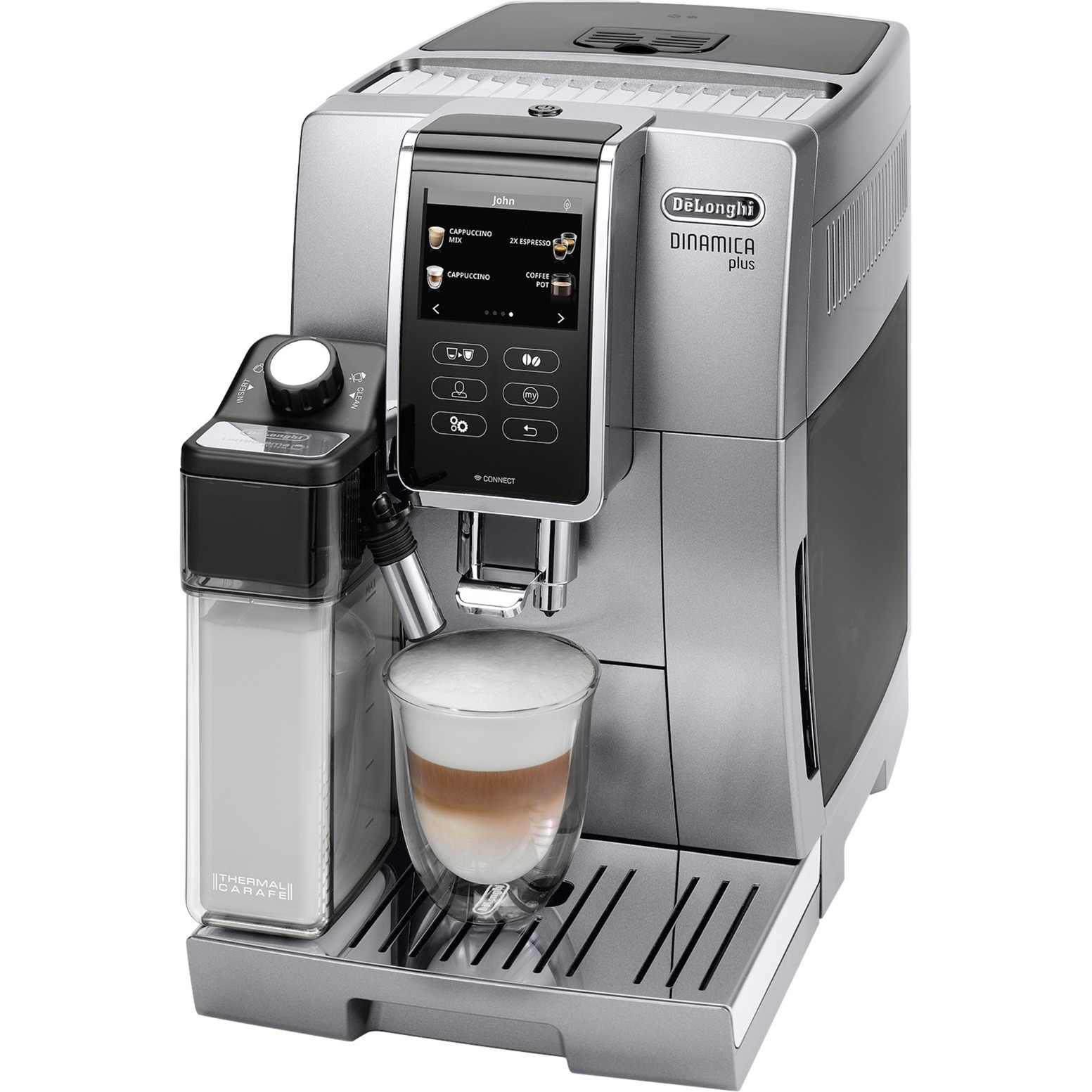 Delonghi Dinamica Plus ECAM 370.95.S, Vollautomat | 08004399333529 Delonghi Dinamica Plus ECAM 370.95.S, Vollautomat | 08004399333529