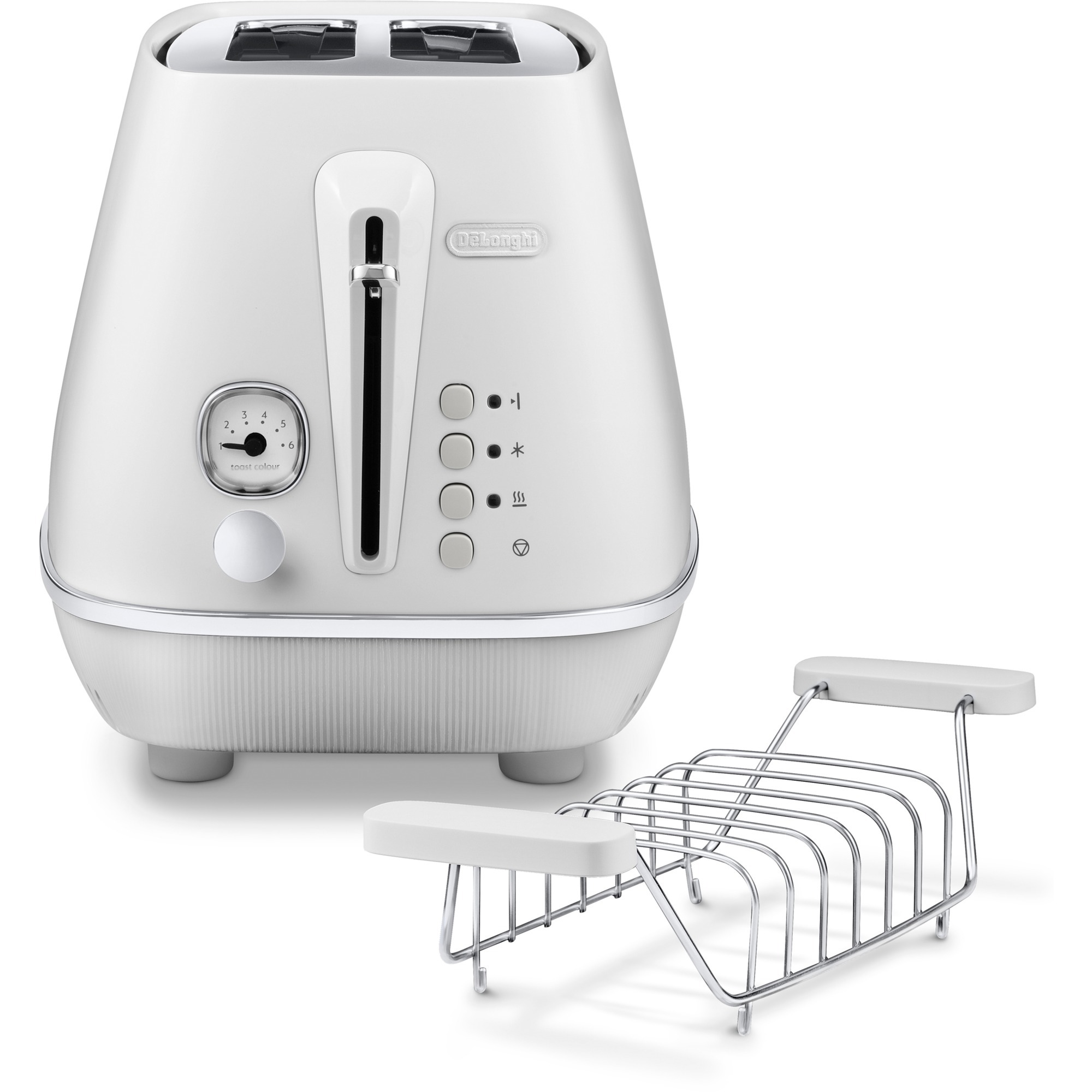 Delonghi Distinta Moments CTIN2103.W, Toaster | 08004399762923 Delonghi Distinta Moments CTIN2103.W, Toaster | 08004399762923