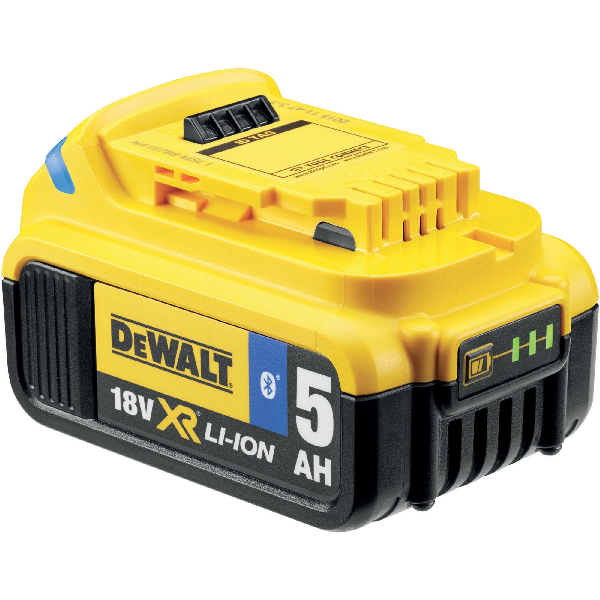 Dewalt 18,0 Volt / 5,0 Ah XR-Akku mit Bluetooth-Technologie | 05035048558577 Dewalt 18,0 Volt / 5,0 Ah XR-Akku mit Bluetooth-Technologie | 05035048558577