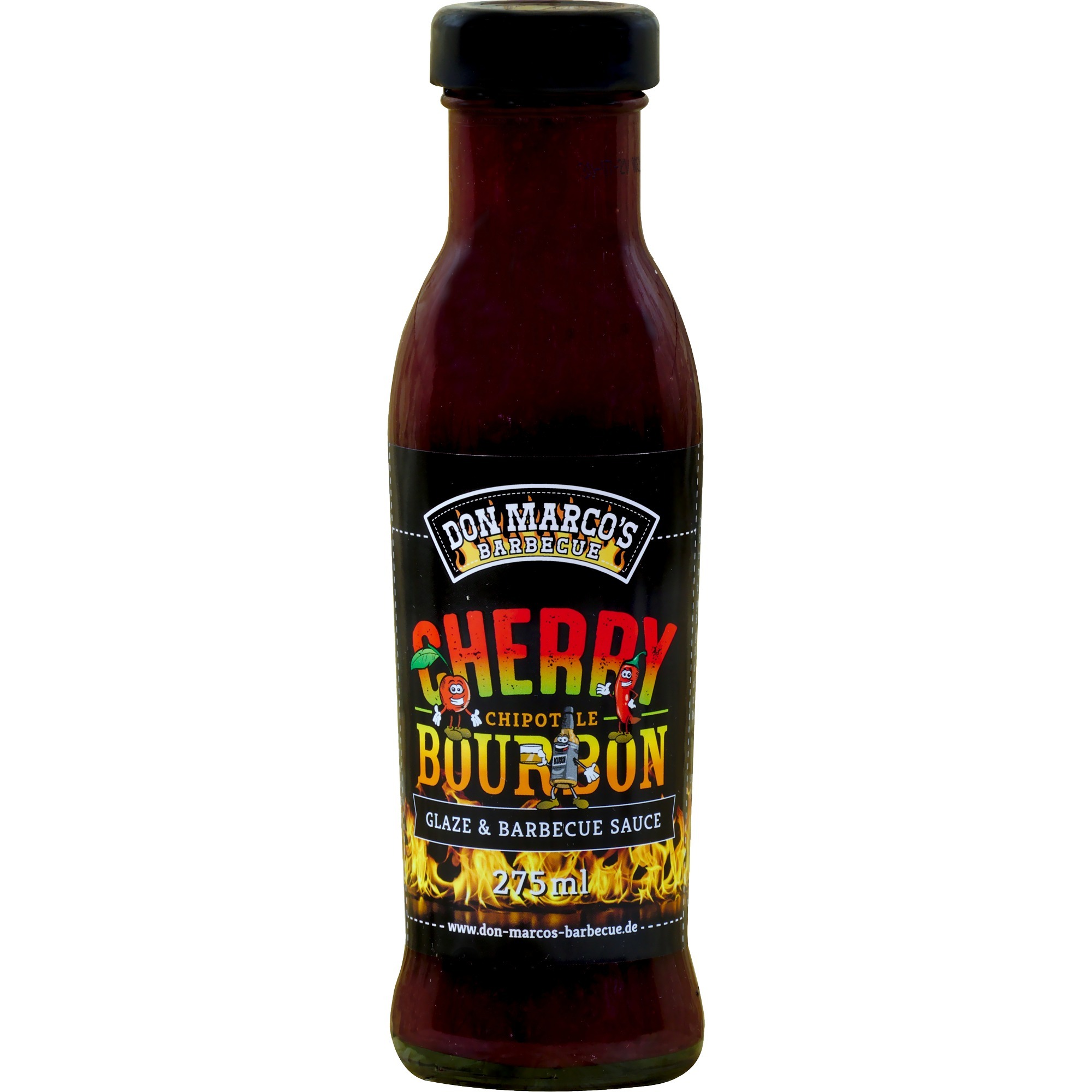 Don Marco“s Cherry Chipotle Bourbon Glaze & Barbeque Sauce | 04260266353494 Don Marco“s Cherry Chipotle Bourbon Glaze & Barbeque Sauce | 04260266353494