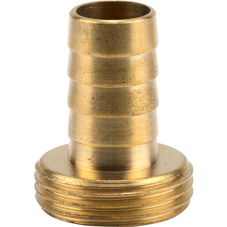 Messing-Schlauchverschraubung G 3/4"-AG, Schlauchstück