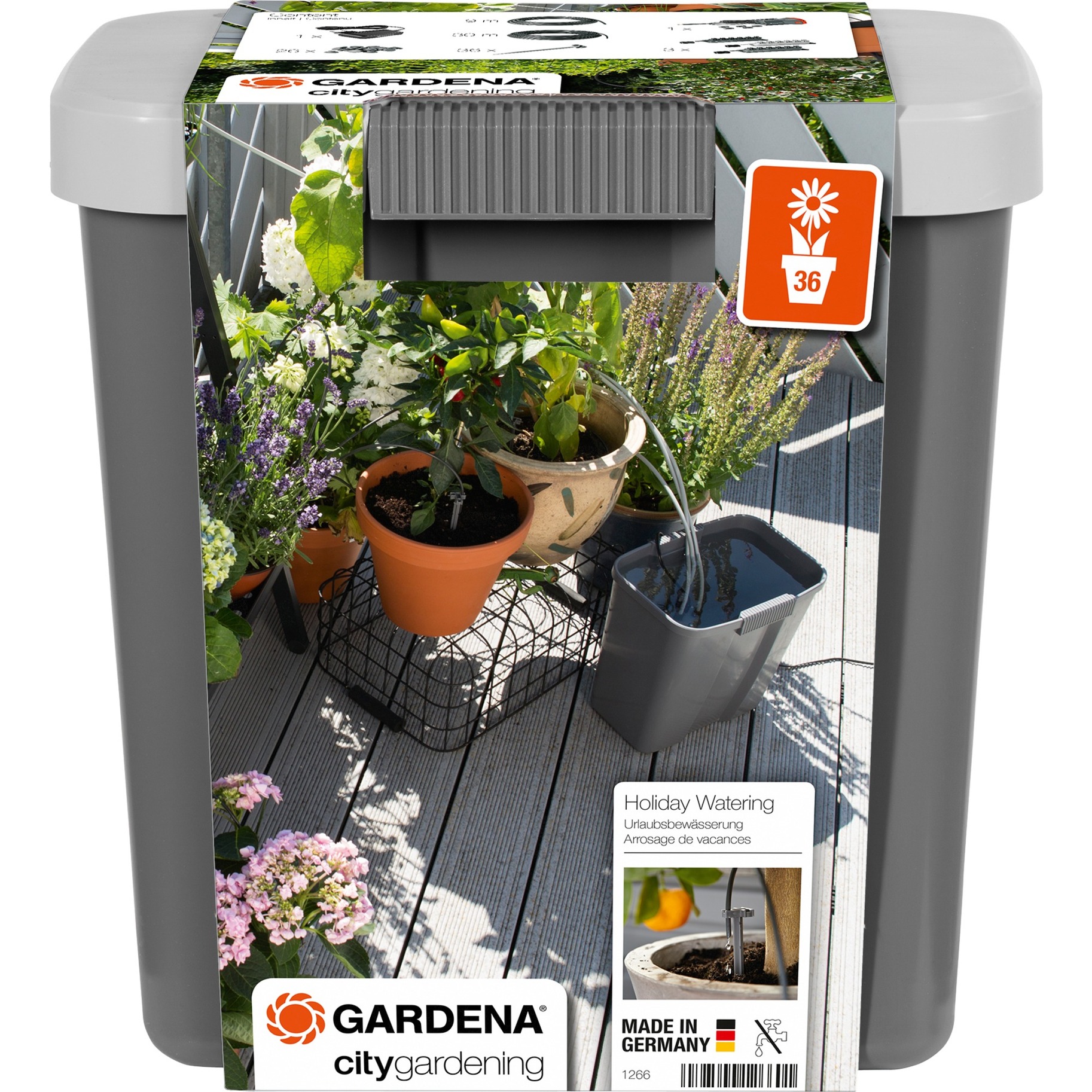 Gardena city gardening Urlaubsbewässerung-Set 1266-20, Bewässerungssteuerung | 04078500126601 Gardena city gardening Urlaubsbewässerung-Set 1266-20, Bewässerungssteuerung | 04078500126601