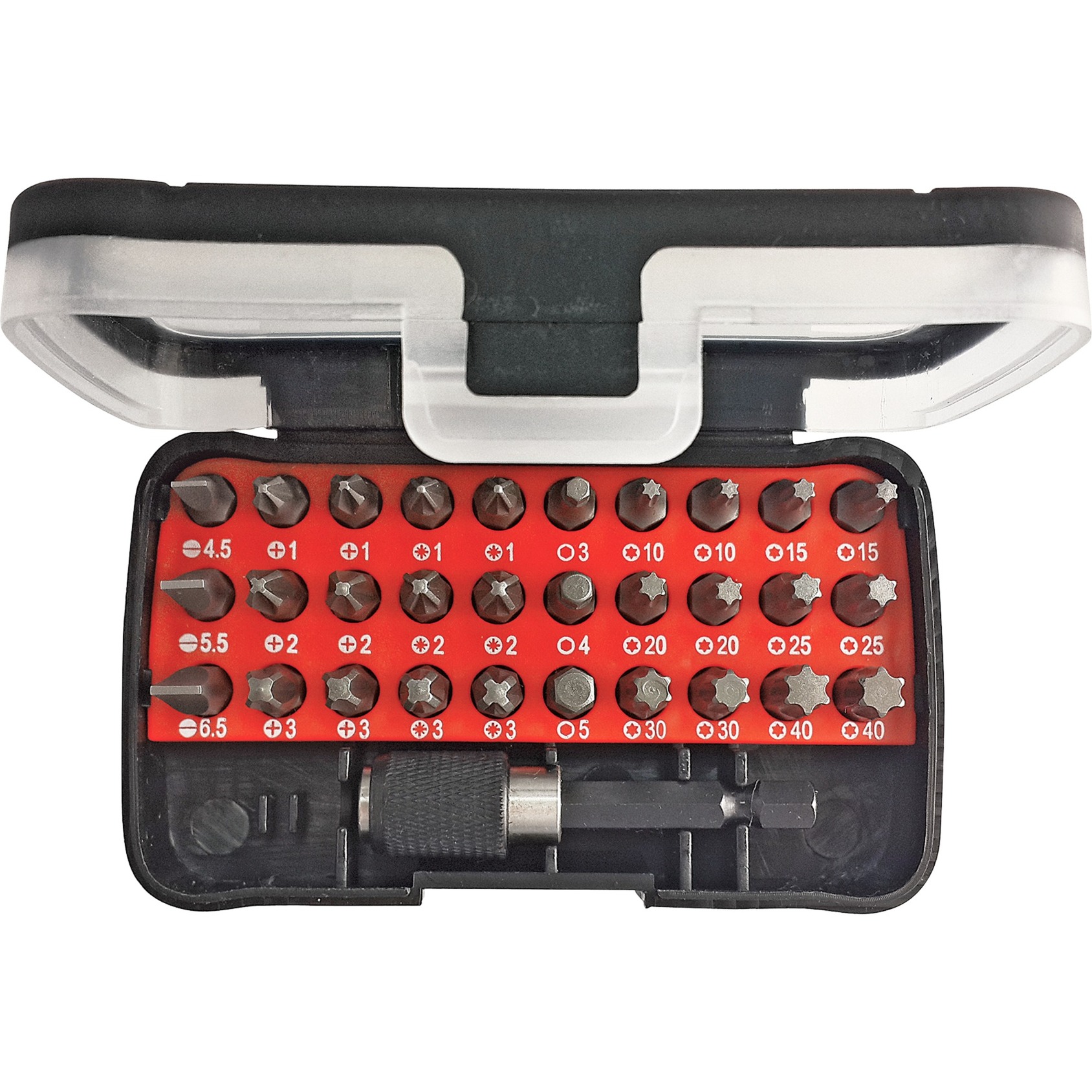 Red Bit-Box 1/4", 32-teilig, Bit-Satz