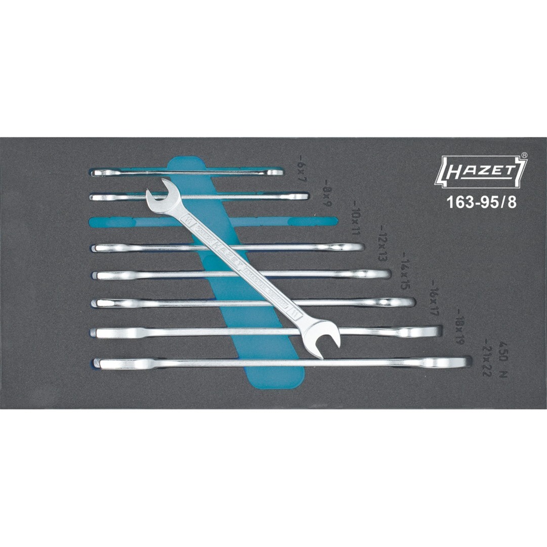 Hazet Doppel-Maulschlüssel-Satz 163-95/8, Werkzeug-Set | 04000896145669